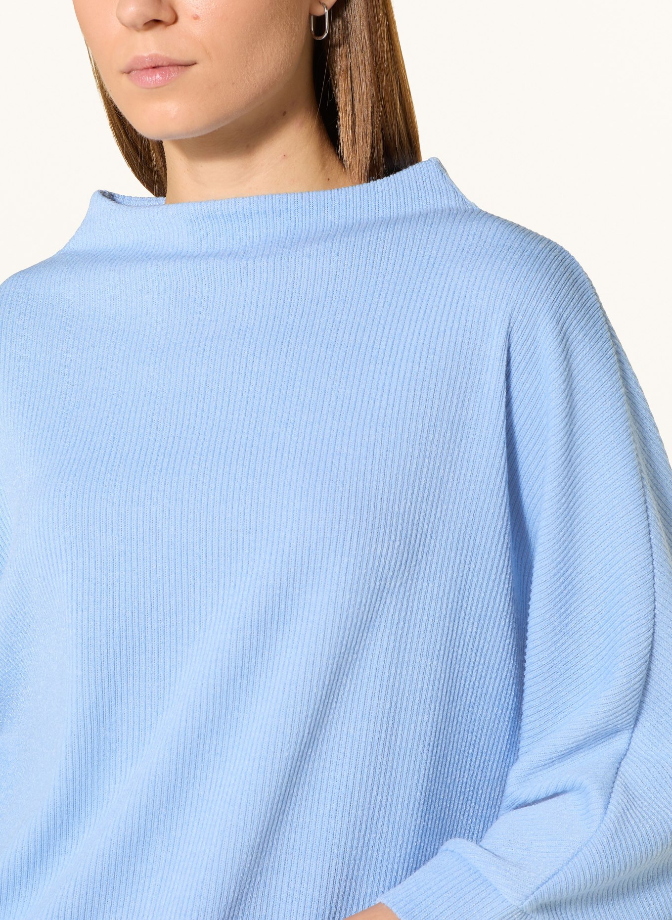 OPUS Shirt SAGIDA mit 3/4-Arm: HELLBLAU