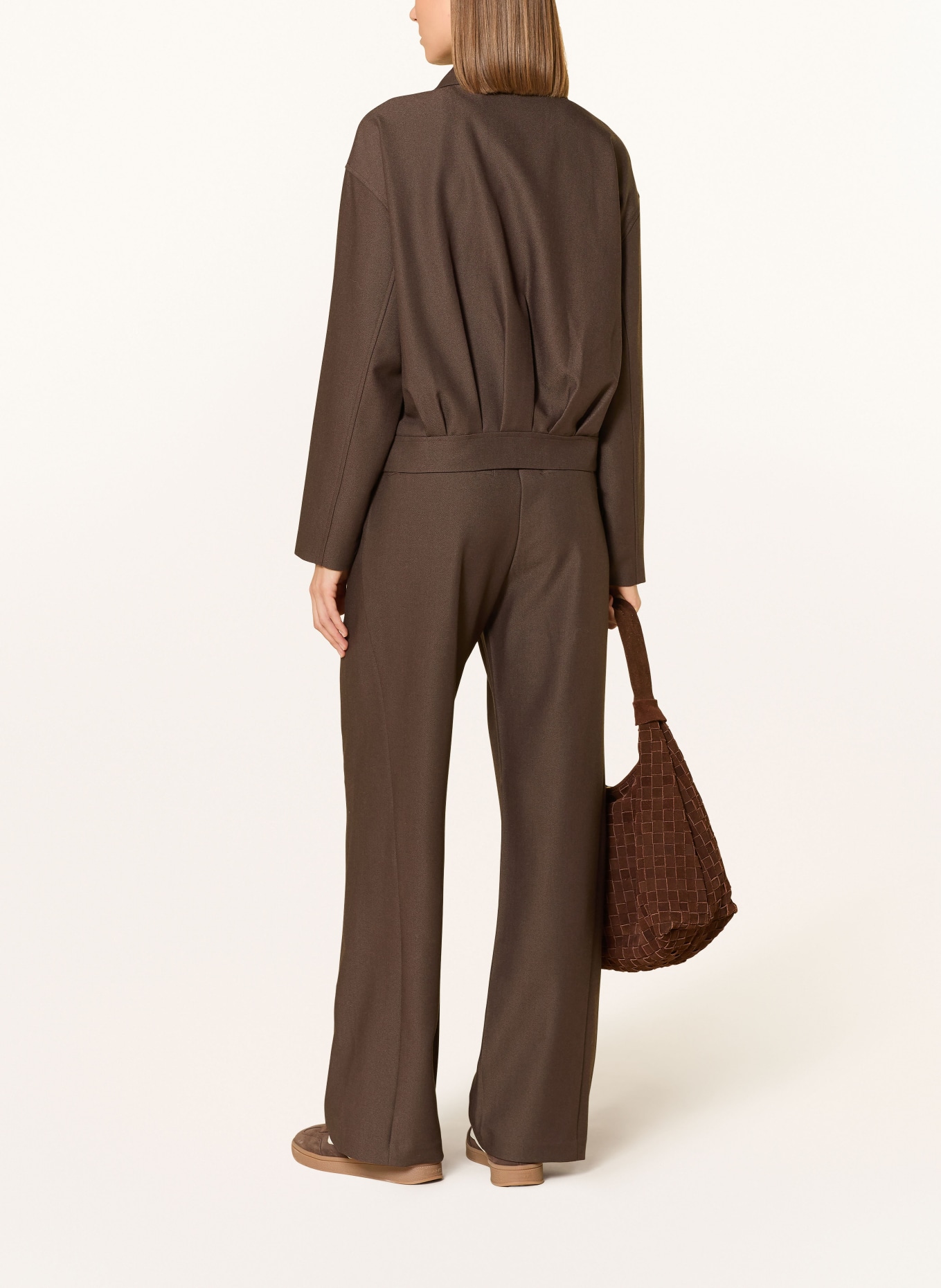 OPUS JELANI jacket: DARK BROWN