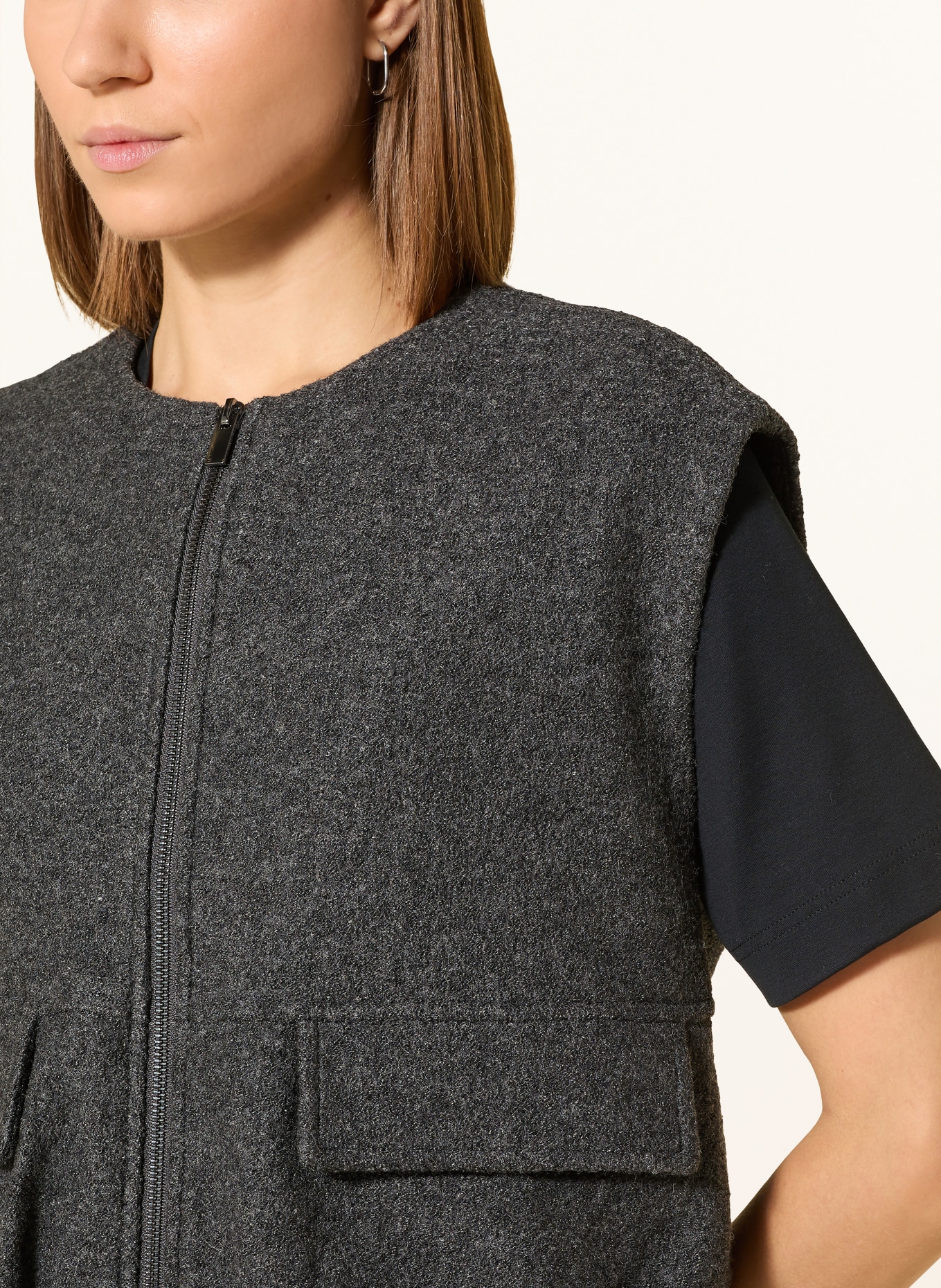 OPUS Weste WOMAYA: DUNKELGRAU