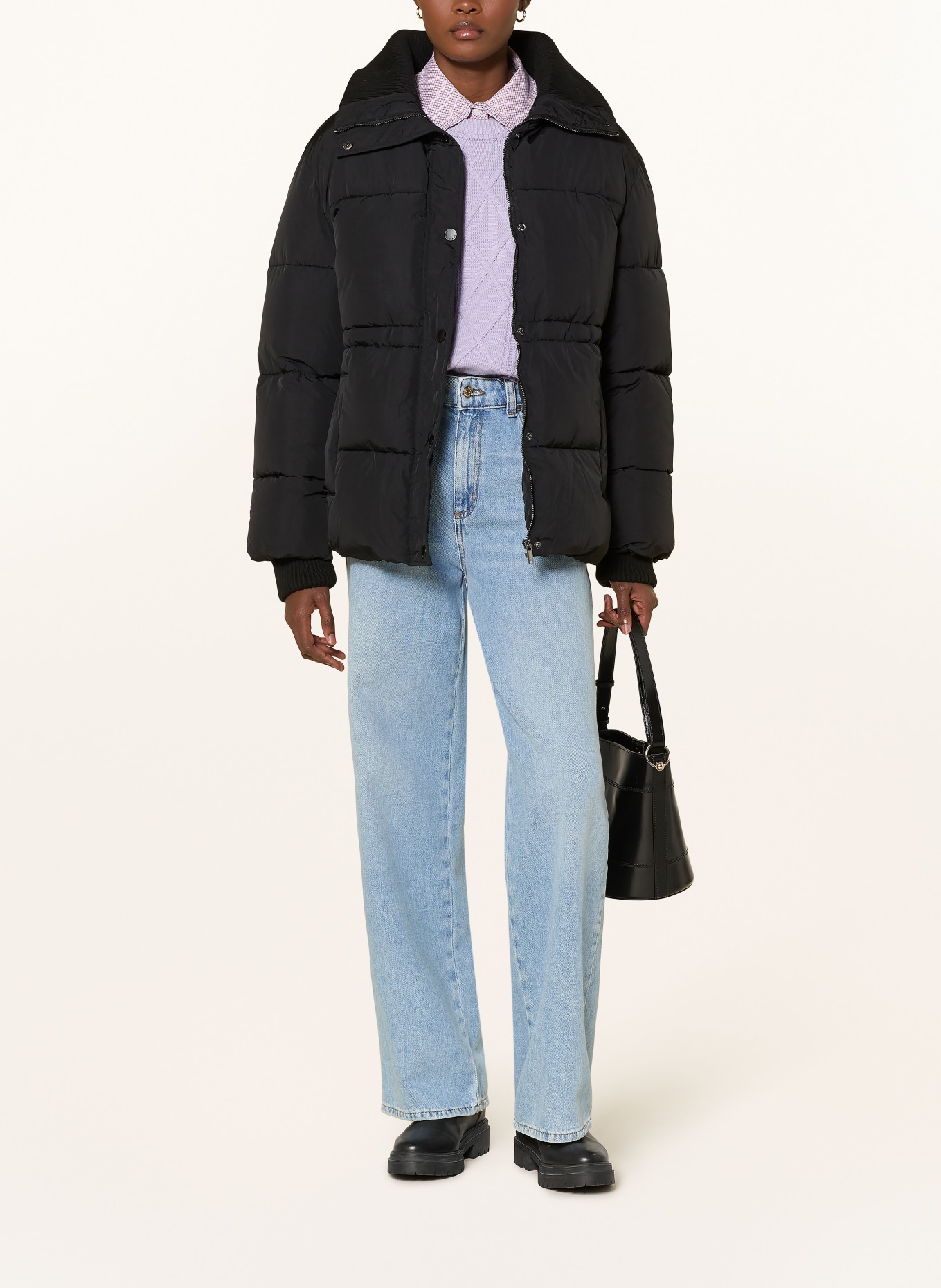 CLAUDIE PIERLOT Steppjacke: SCHWARZ