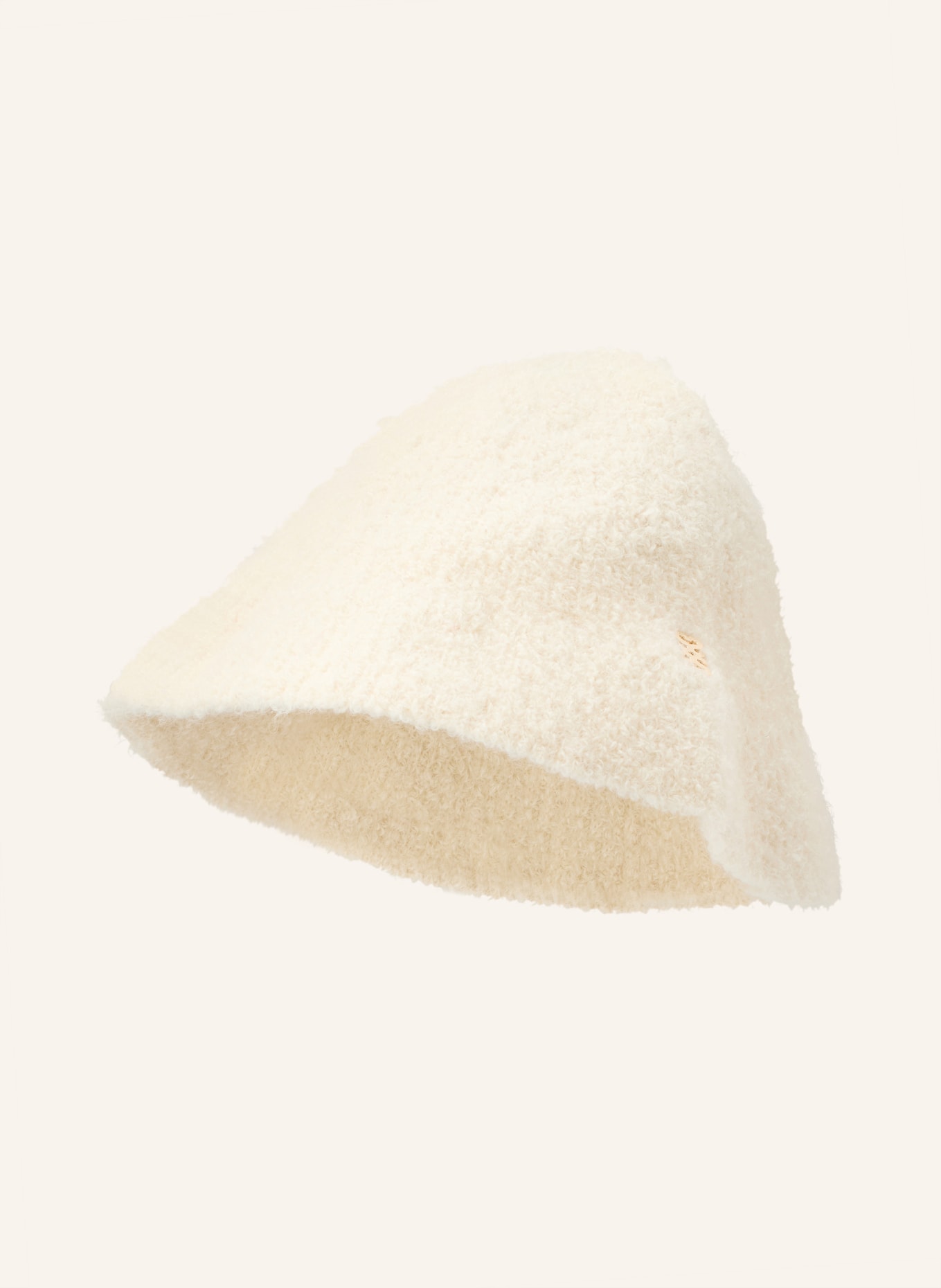 SANDRO Strickmütze: CREME