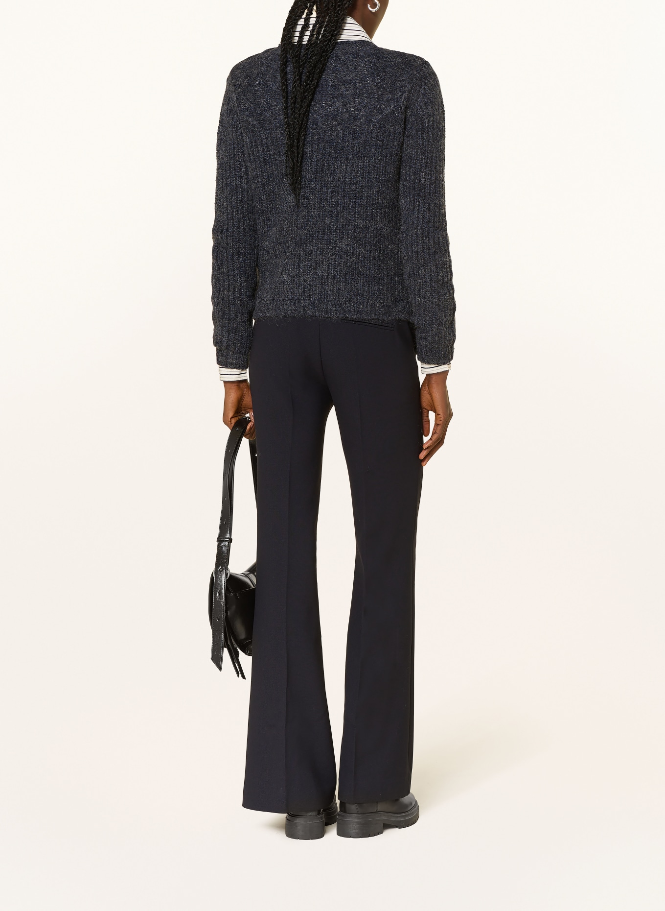 ba&sh Marlenehose IMAN: DUNKELBLAU