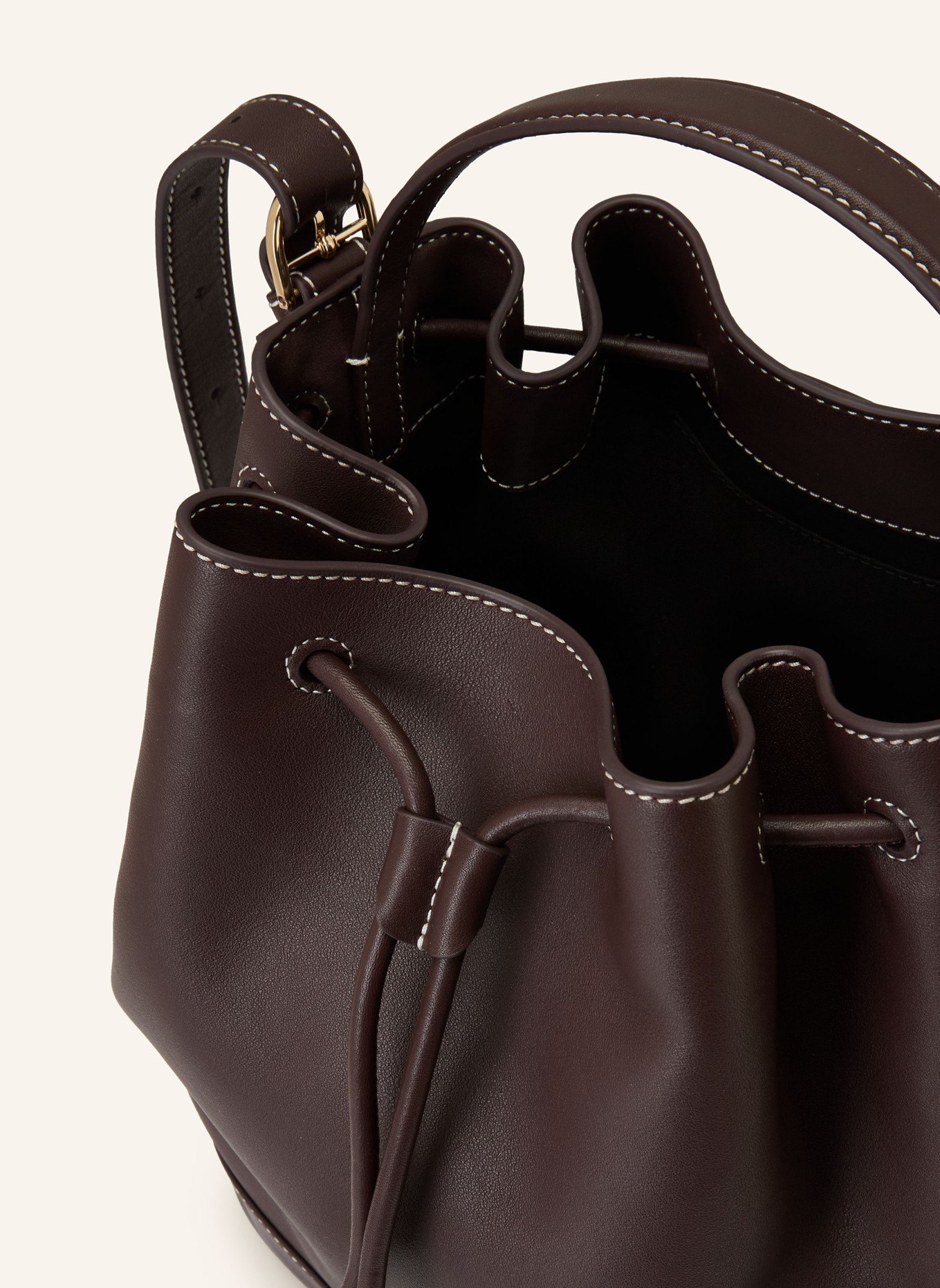 CLAUDIE PIERLOT Beuteltasche: DUNKELBRAUN