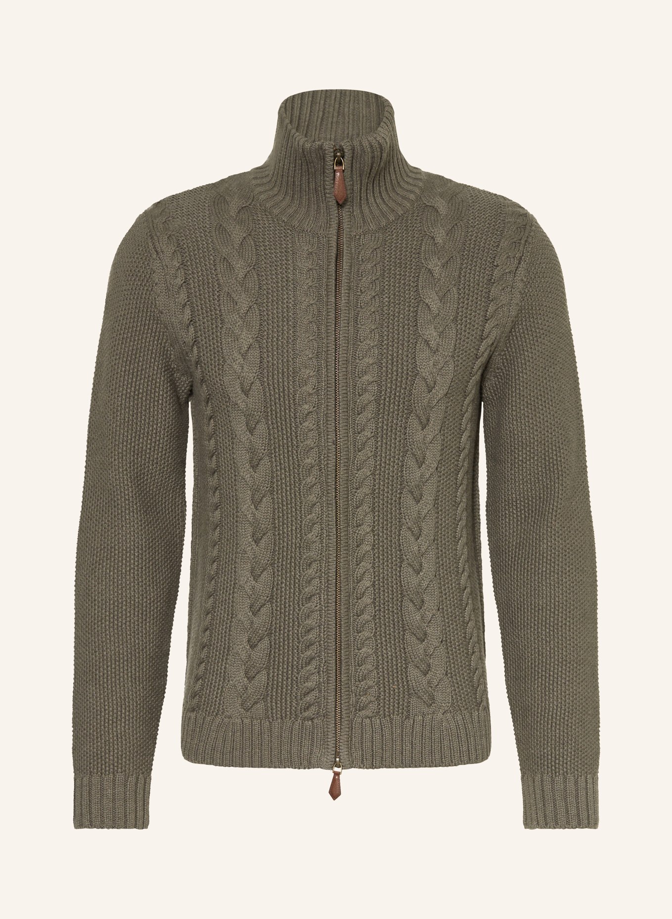 HABSBURG DAVIDE cardigan: KHAKI