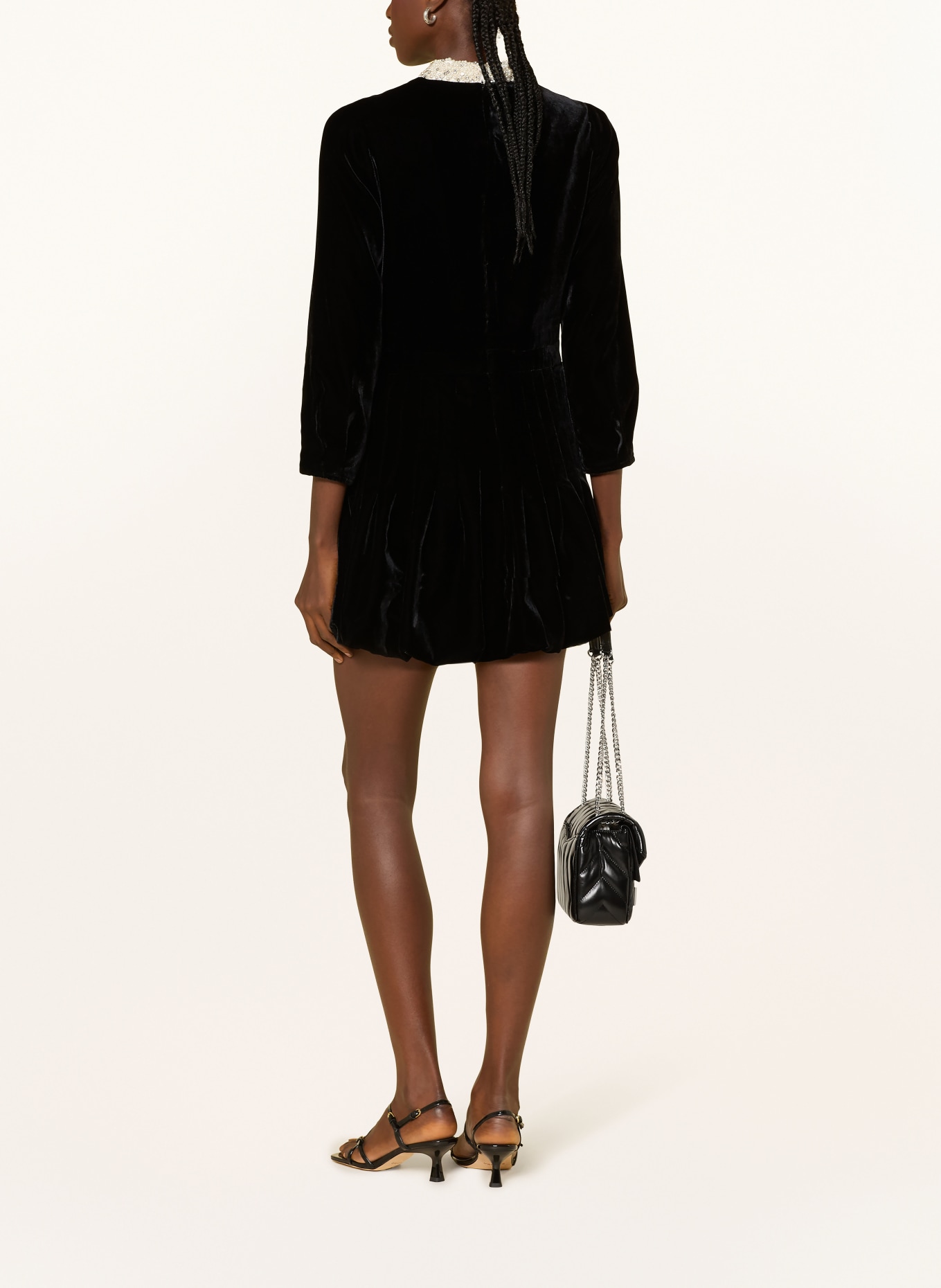 SANDRO Cocktailkleid: SCHWARZ