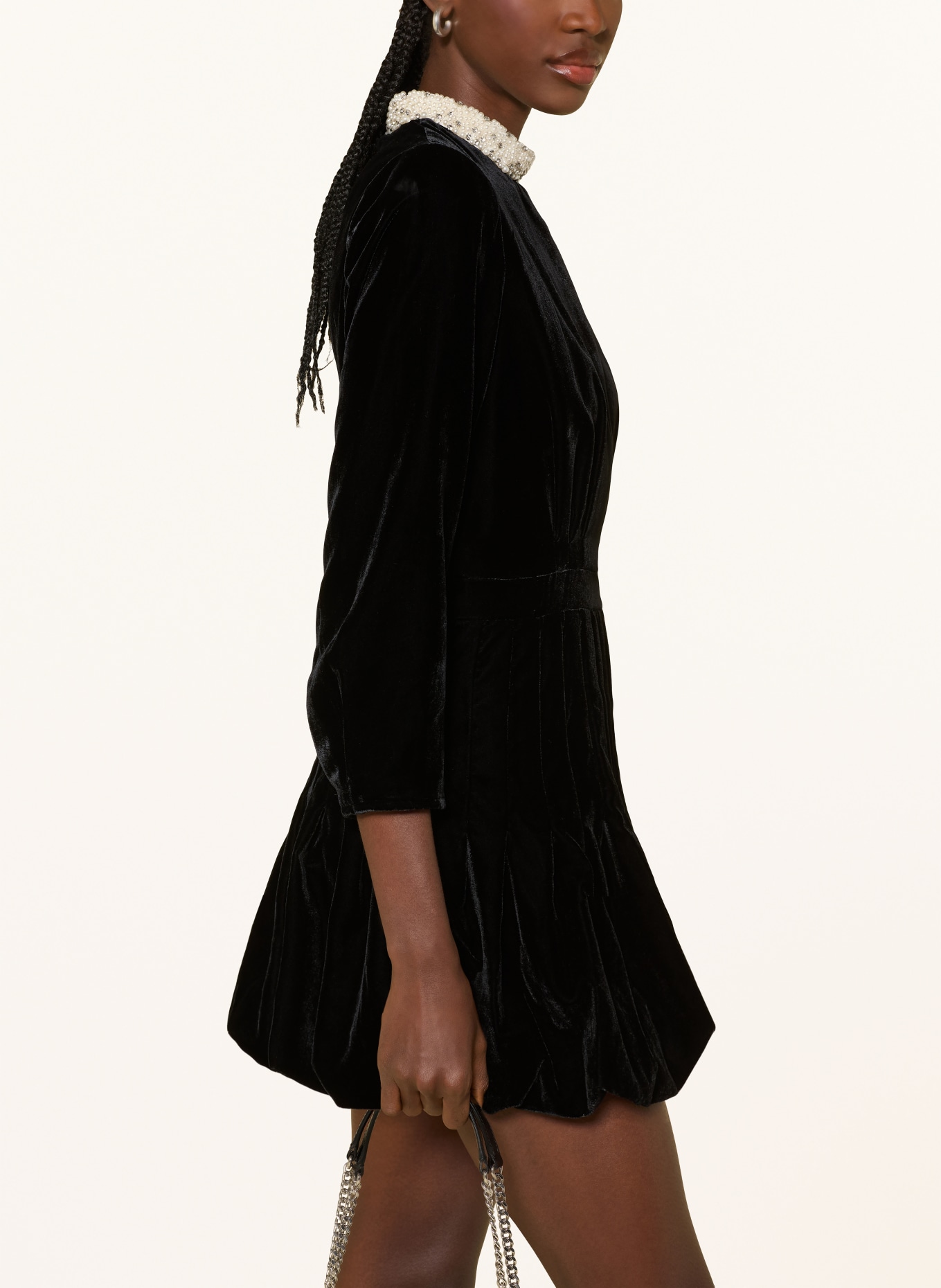 SANDRO Cocktailkleid: SCHWARZ