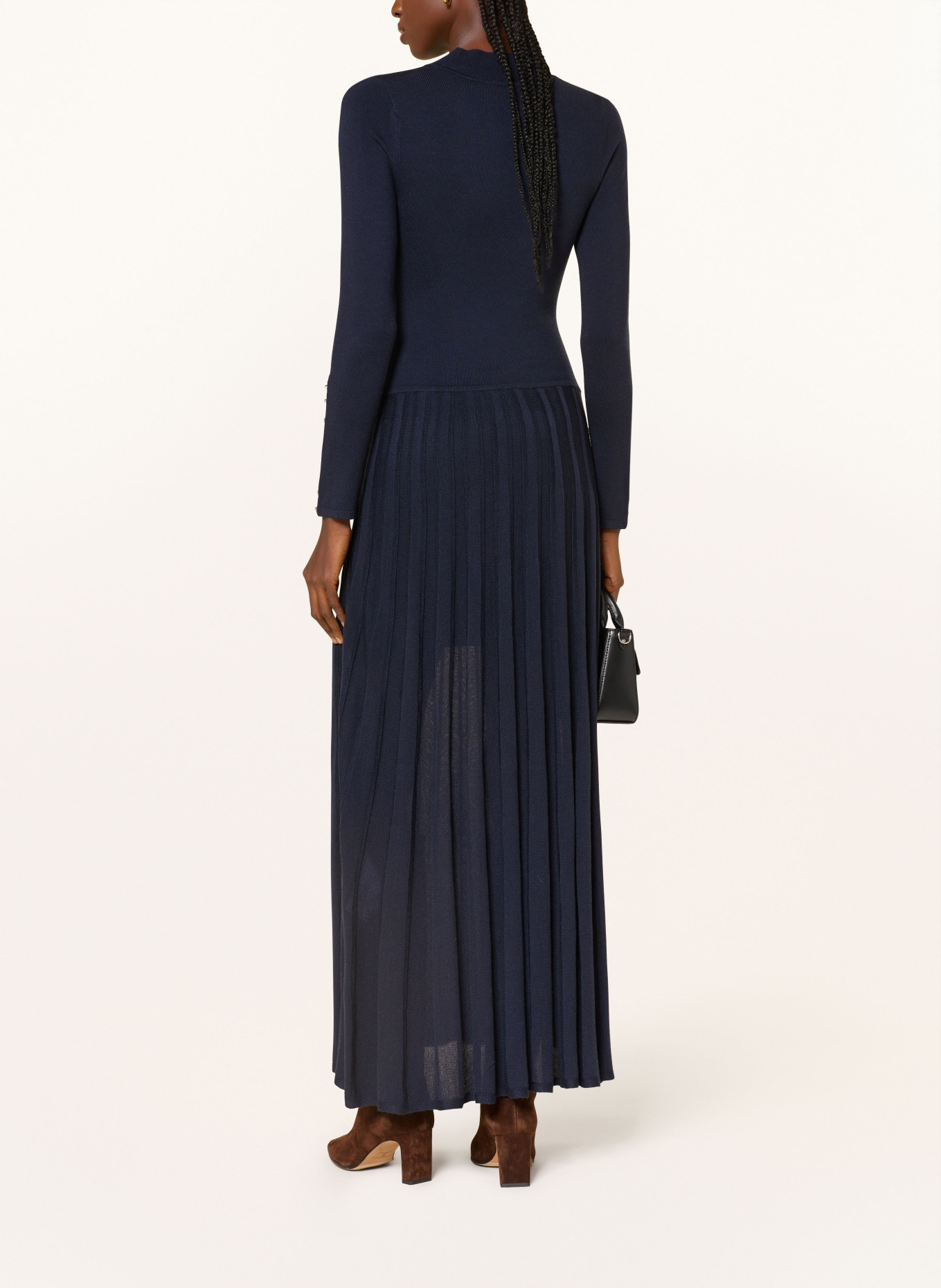 CLAUDIE PIERLOT Strickkleid: DUNKELBLAU