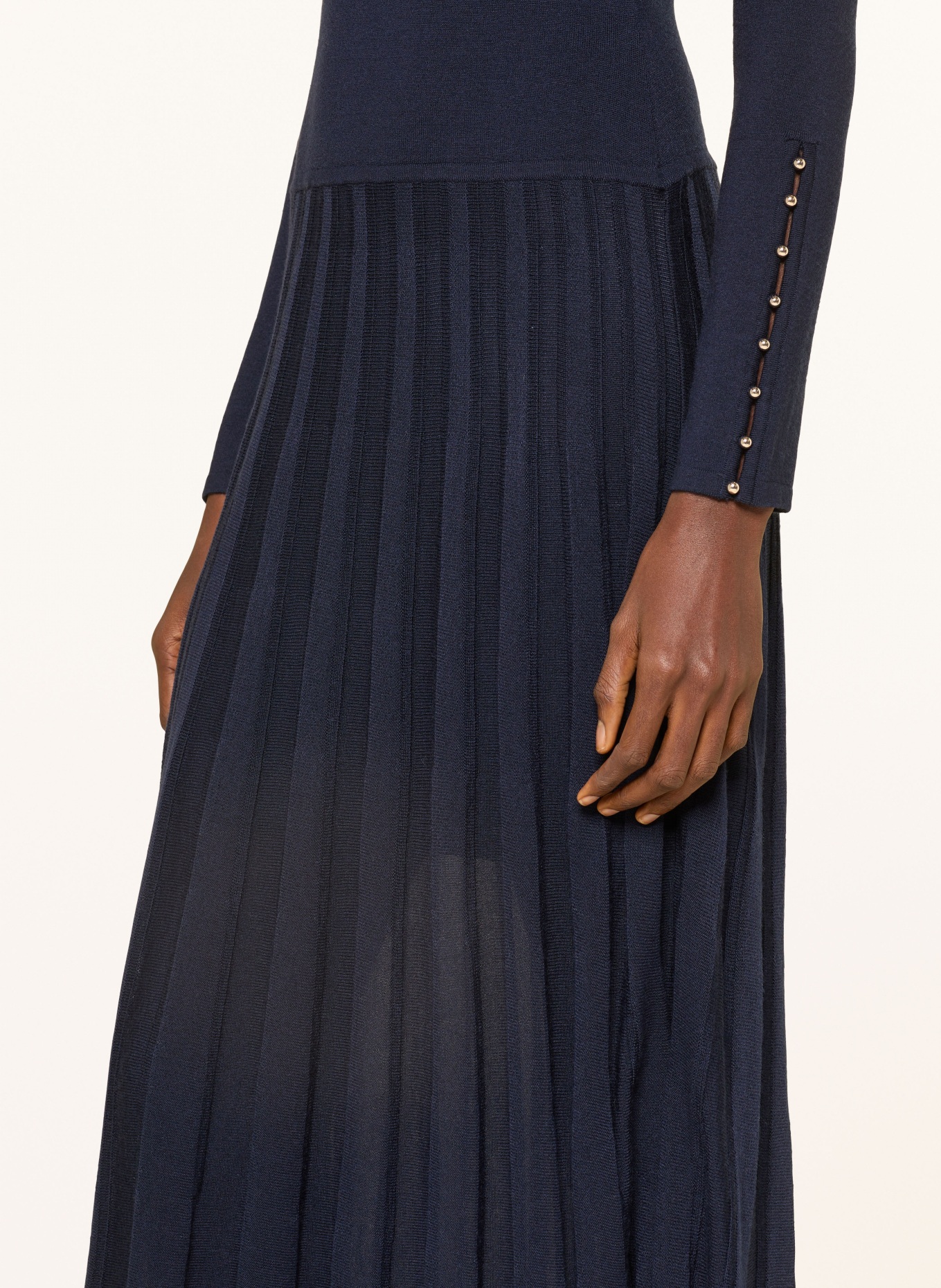 CLAUDIE PIERLOT Strickkleid: DUNKELBLAU