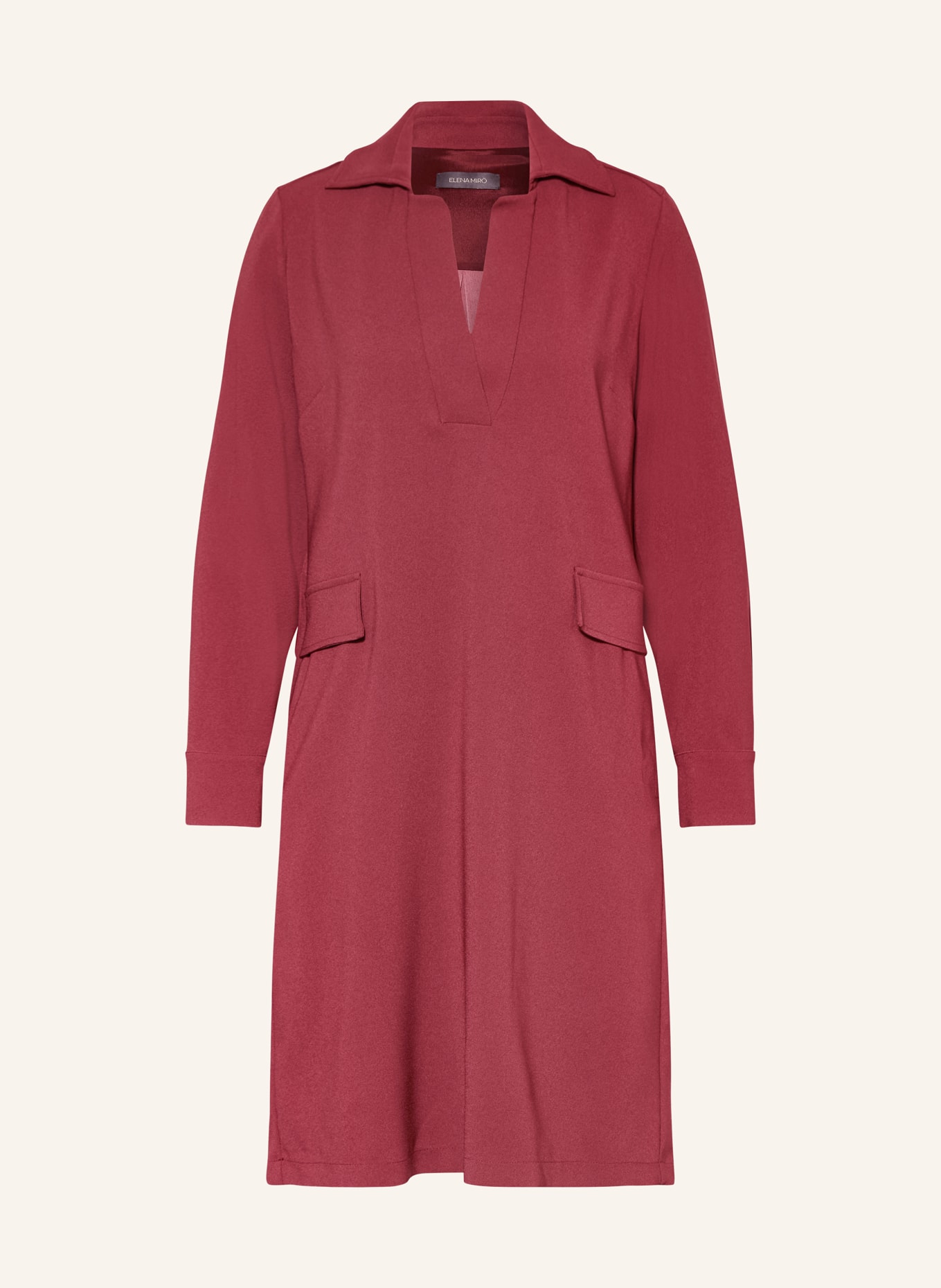 ELENA MIRO Kleid: DUNKELROT