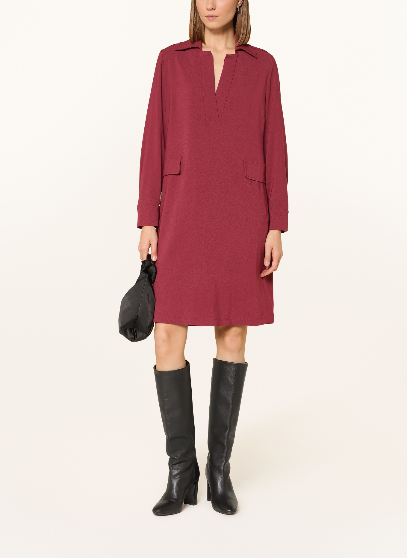 ELENA MIRO Kleid: DUNKELROT