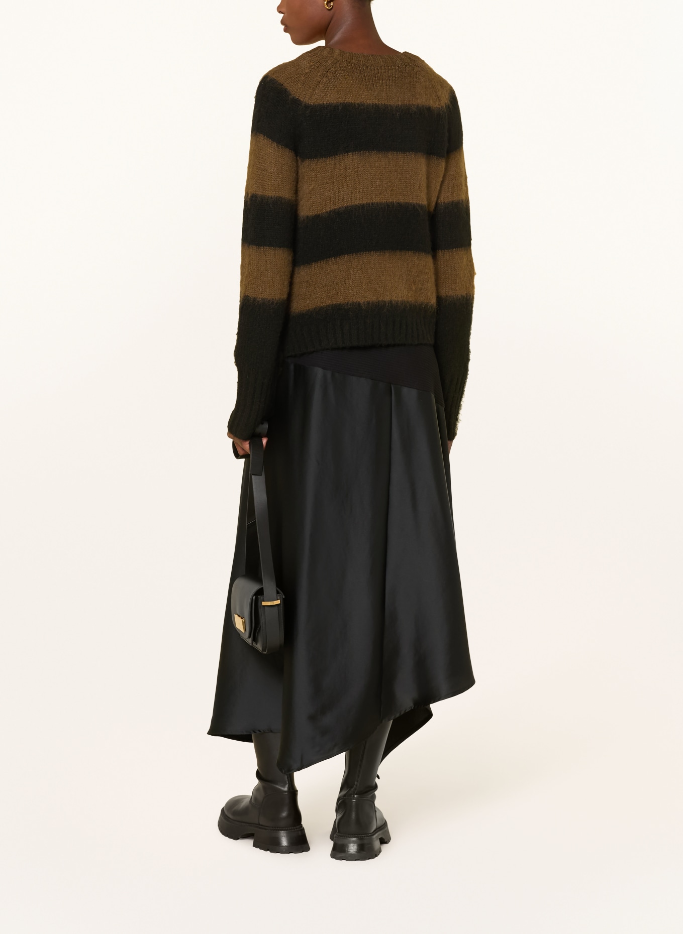 ALLSAINTS Pullover LOU: BRAUN / SCHWARZ