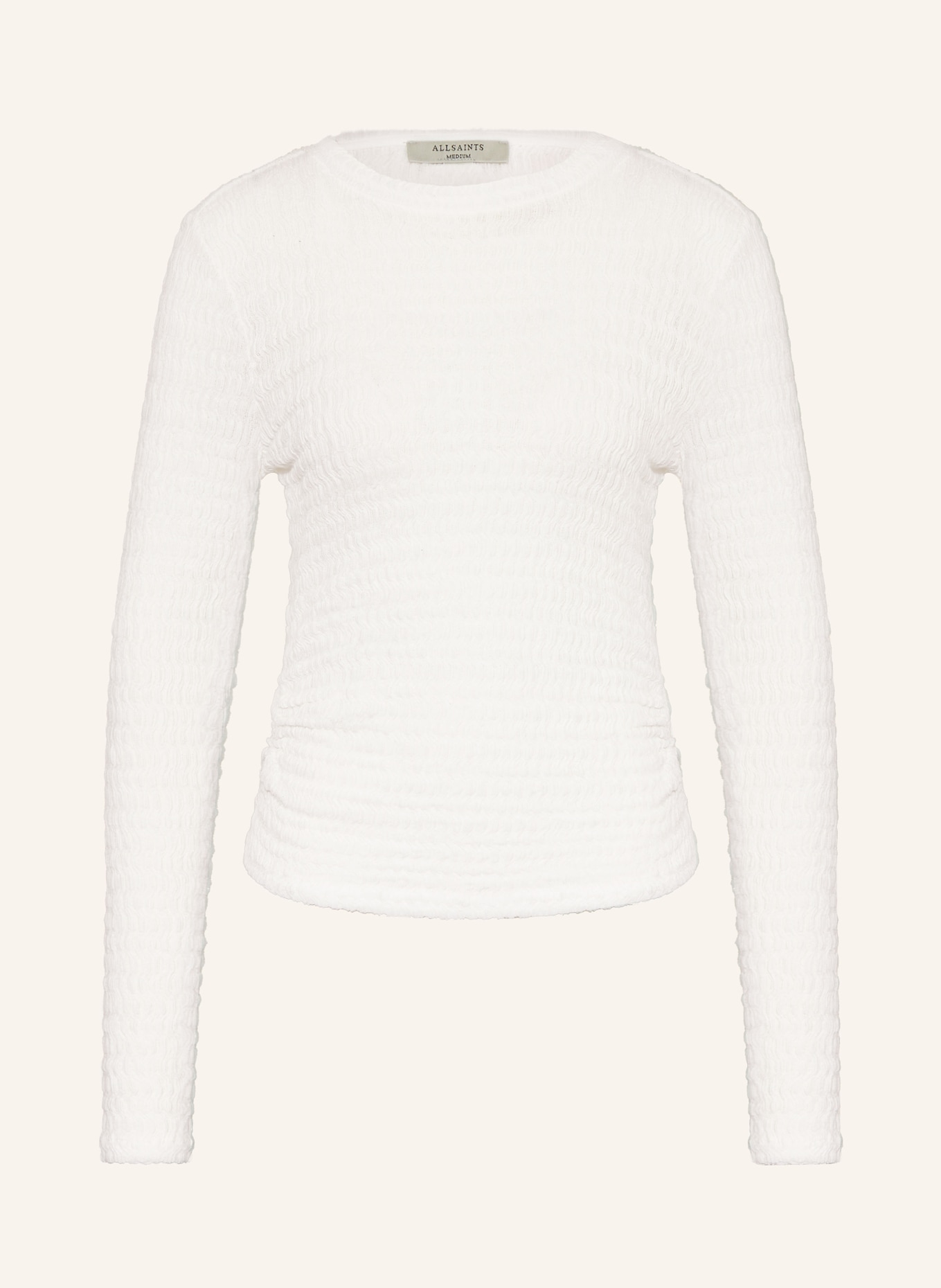 ALLSAINTS T-shirt à manches longues WEST: BLANC