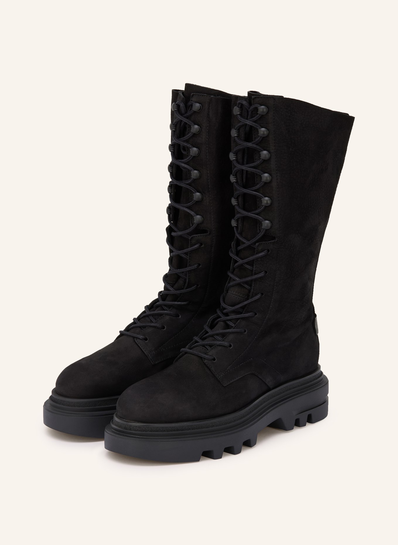ALLSAINTS Schnürboots JAY: SCHWARZ