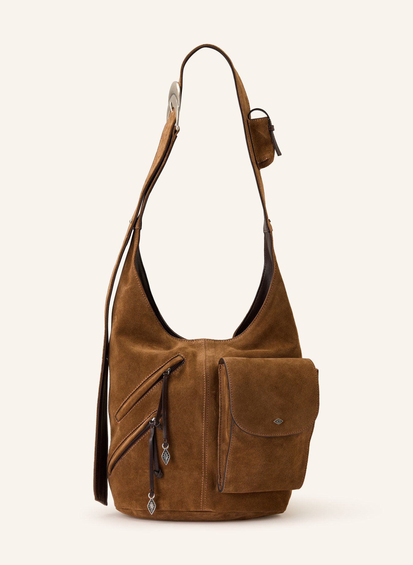 ba&sh Beuteltasche YOUYOU: BRAUN