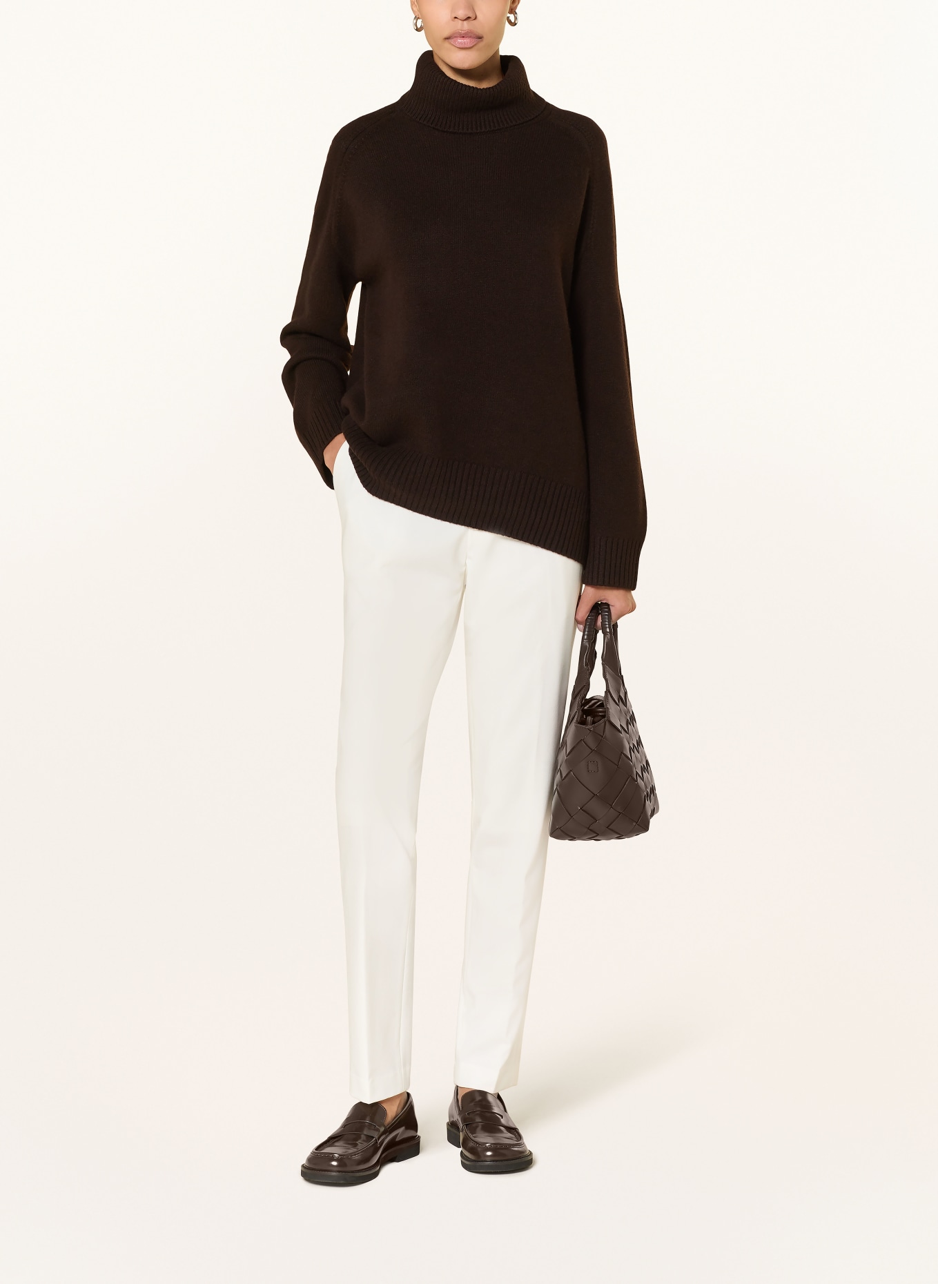 REISS Rollkragenpullover BROOKLYN: DUNKELBRAUN