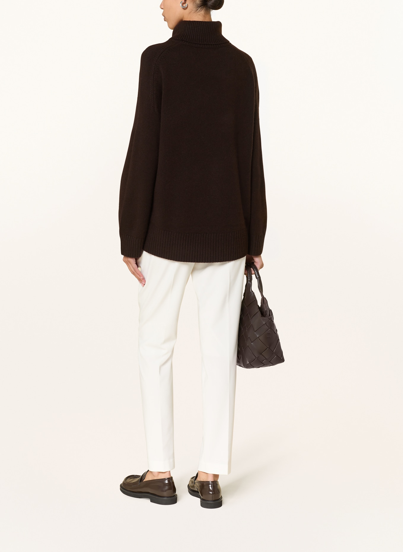 REISS Rollkragenpullover BROOKLYN: DUNKELBRAUN