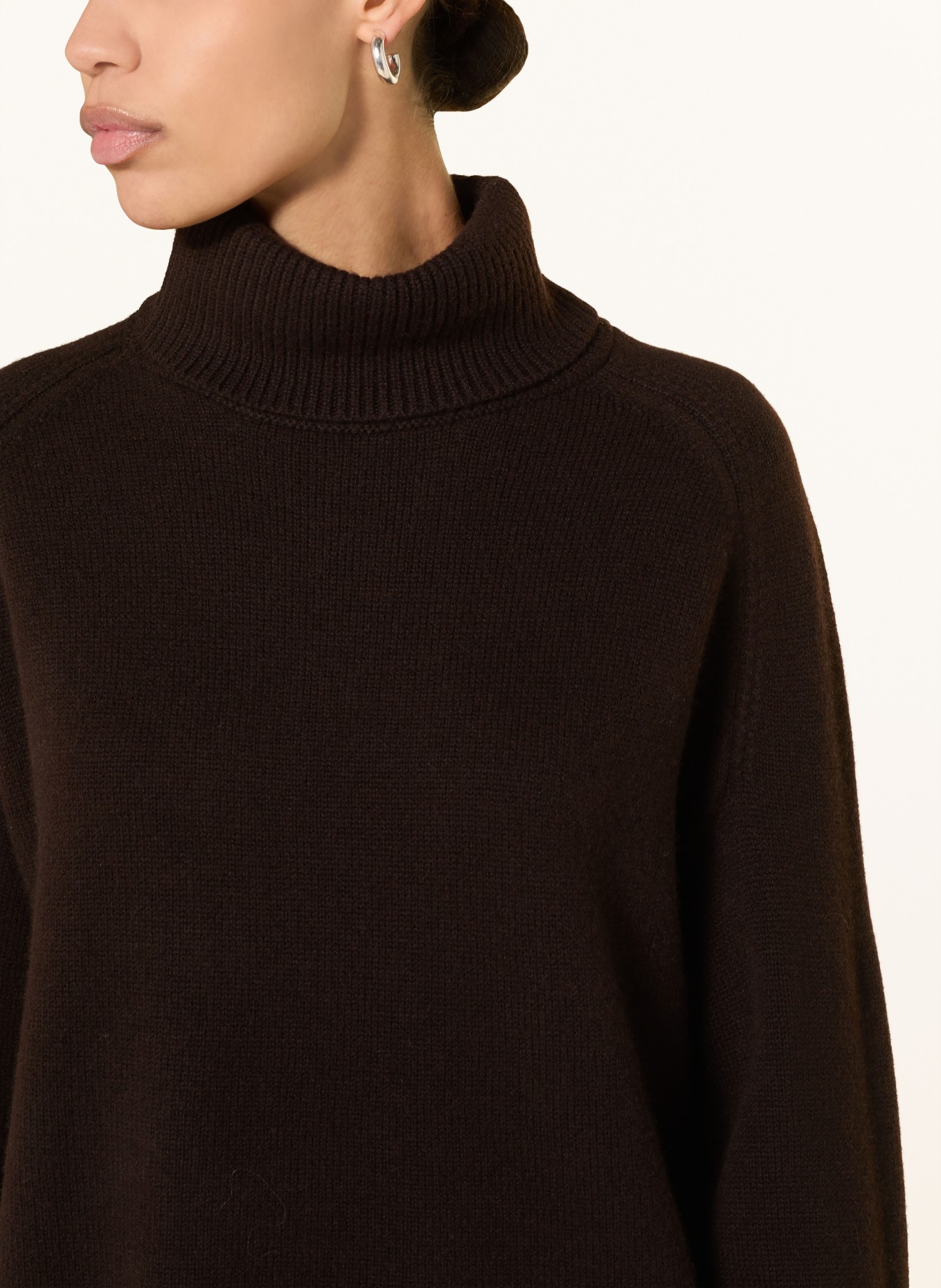 REISS Rollkragenpullover BROOKLYN: DUNKELBRAUN