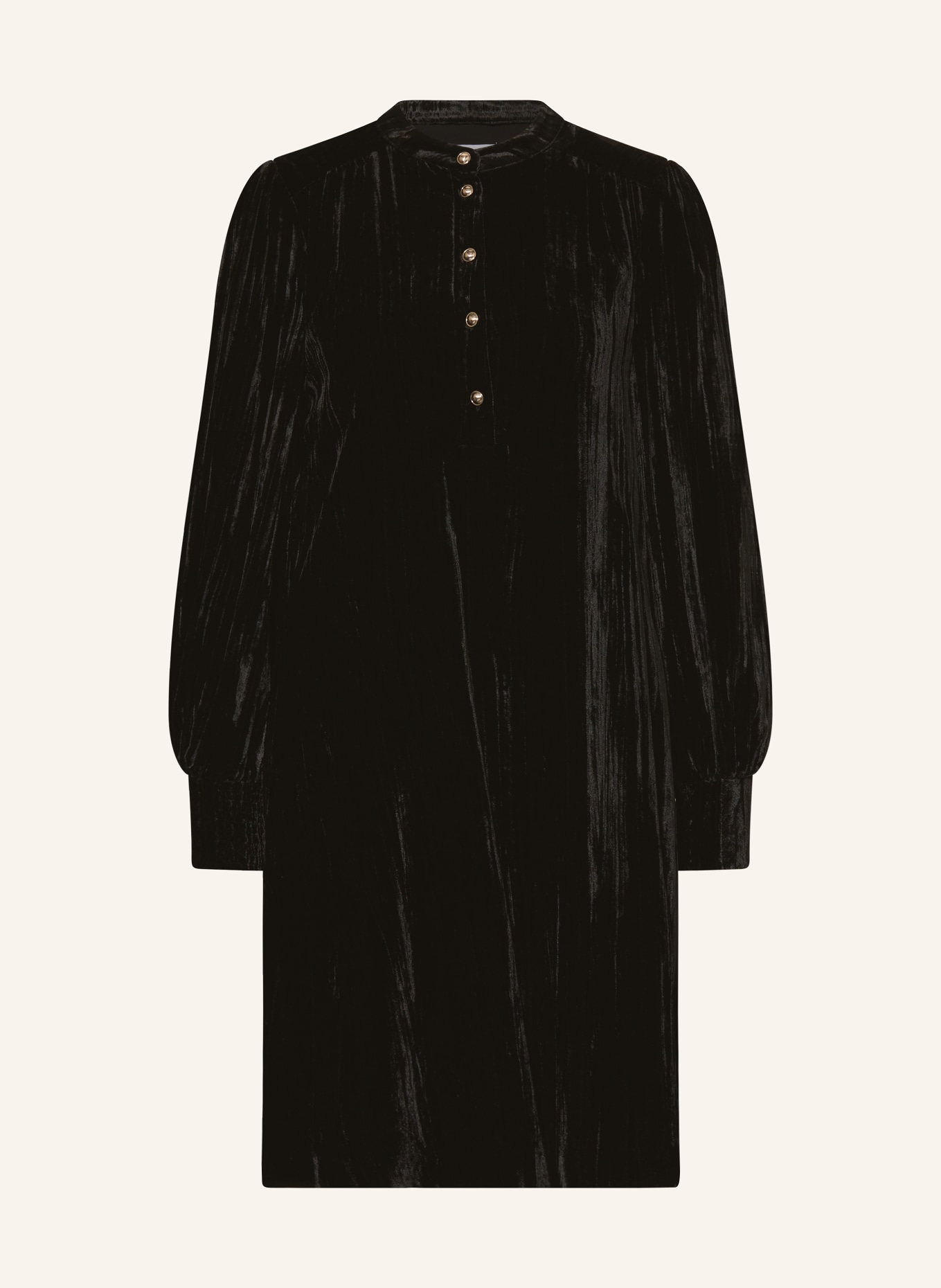 HOBBS Samtkleid SIENNA: SCHWARZ