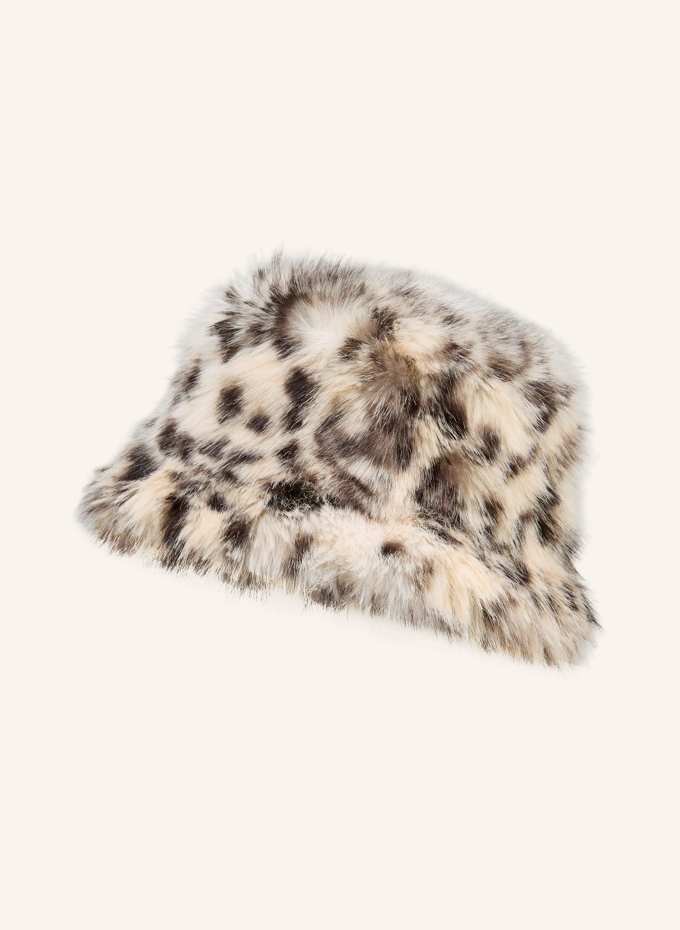 CLAUDIE PIERLOT Czapka z sztucznego futra: BEŻOWY / SZARY / CZARNY