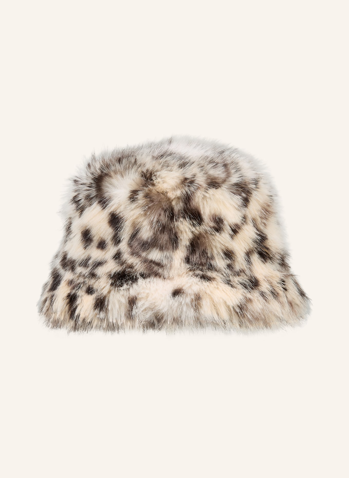 CLAUDIE PIERLOT Czapka z sztucznego futra: BEŻOWY / SZARY / CZARNY