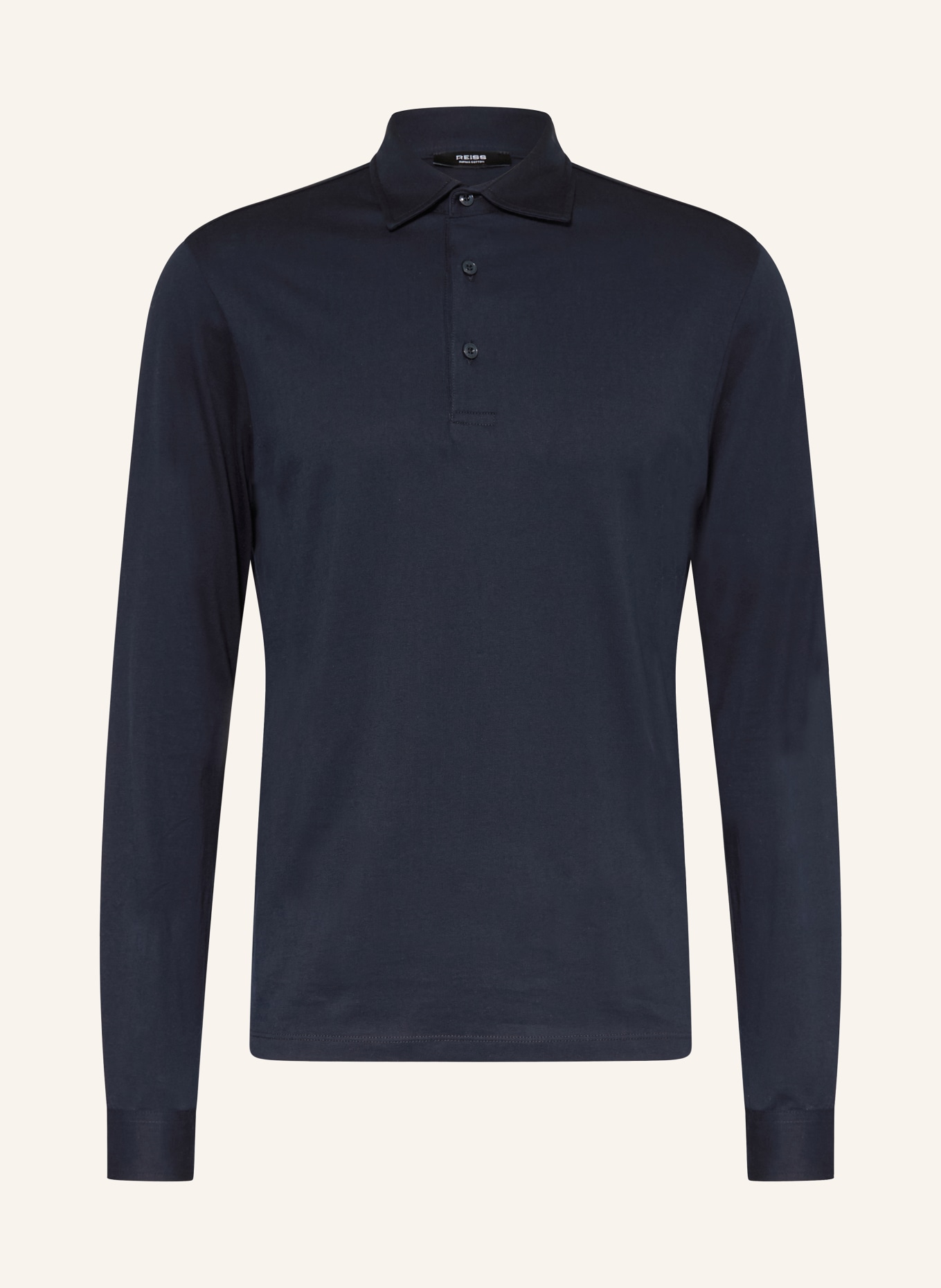 REISS Koszulka polo z dżerseju POROFINO: GRANATOWY