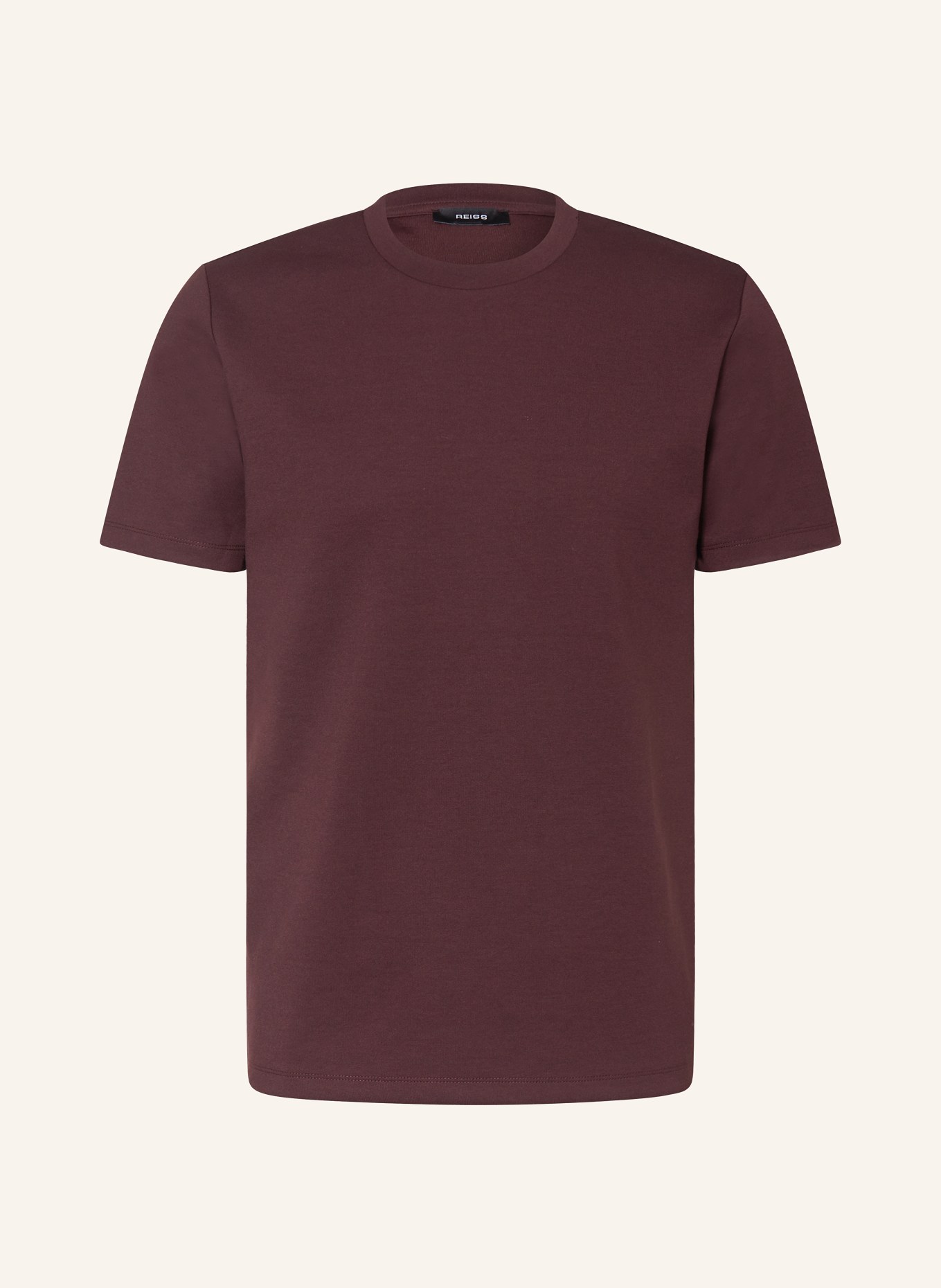 REISS T-Shirt BRADLEY: DUNKELROT