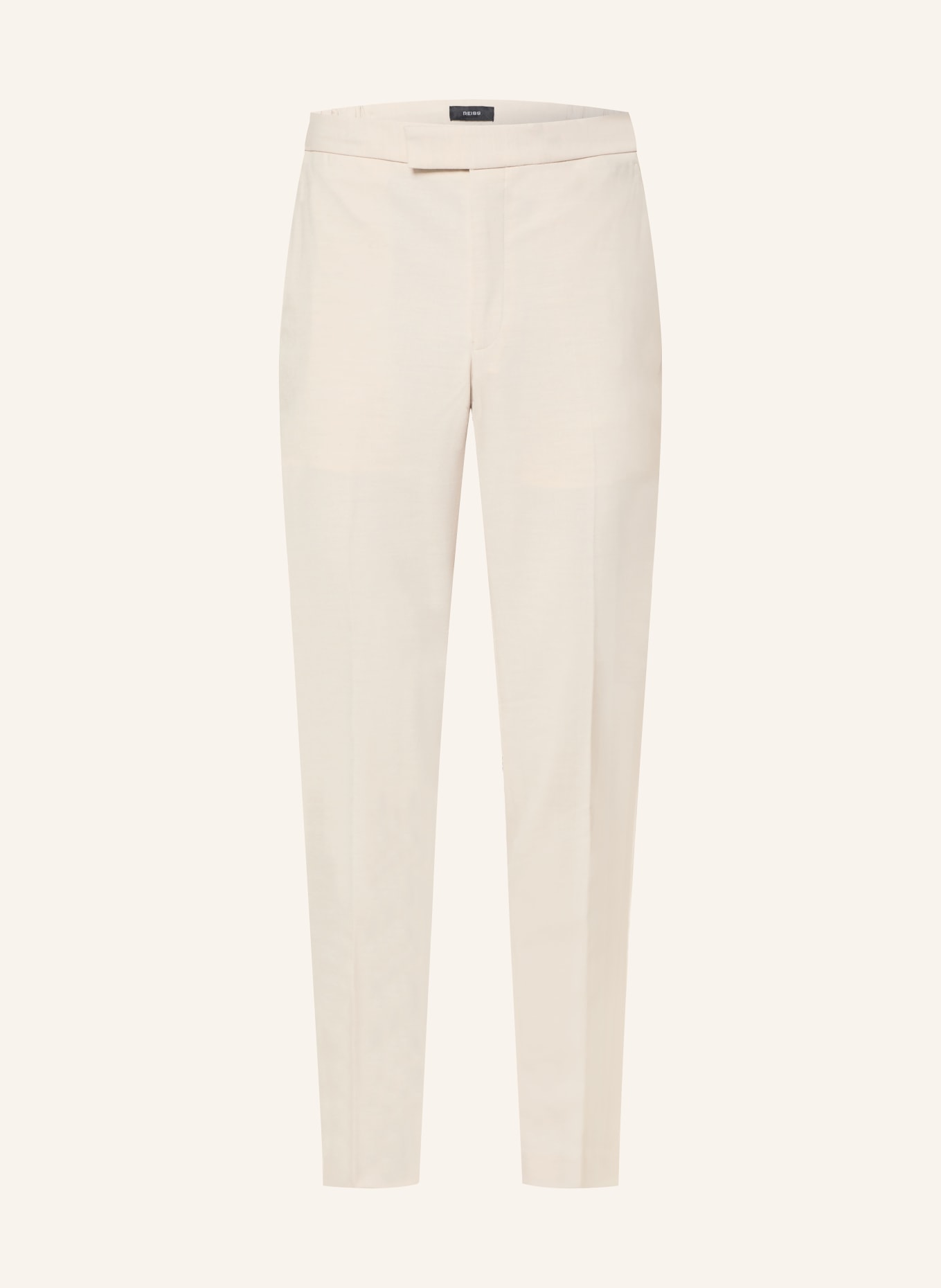 REISS FOUND Slim Fit Pants: ECRU