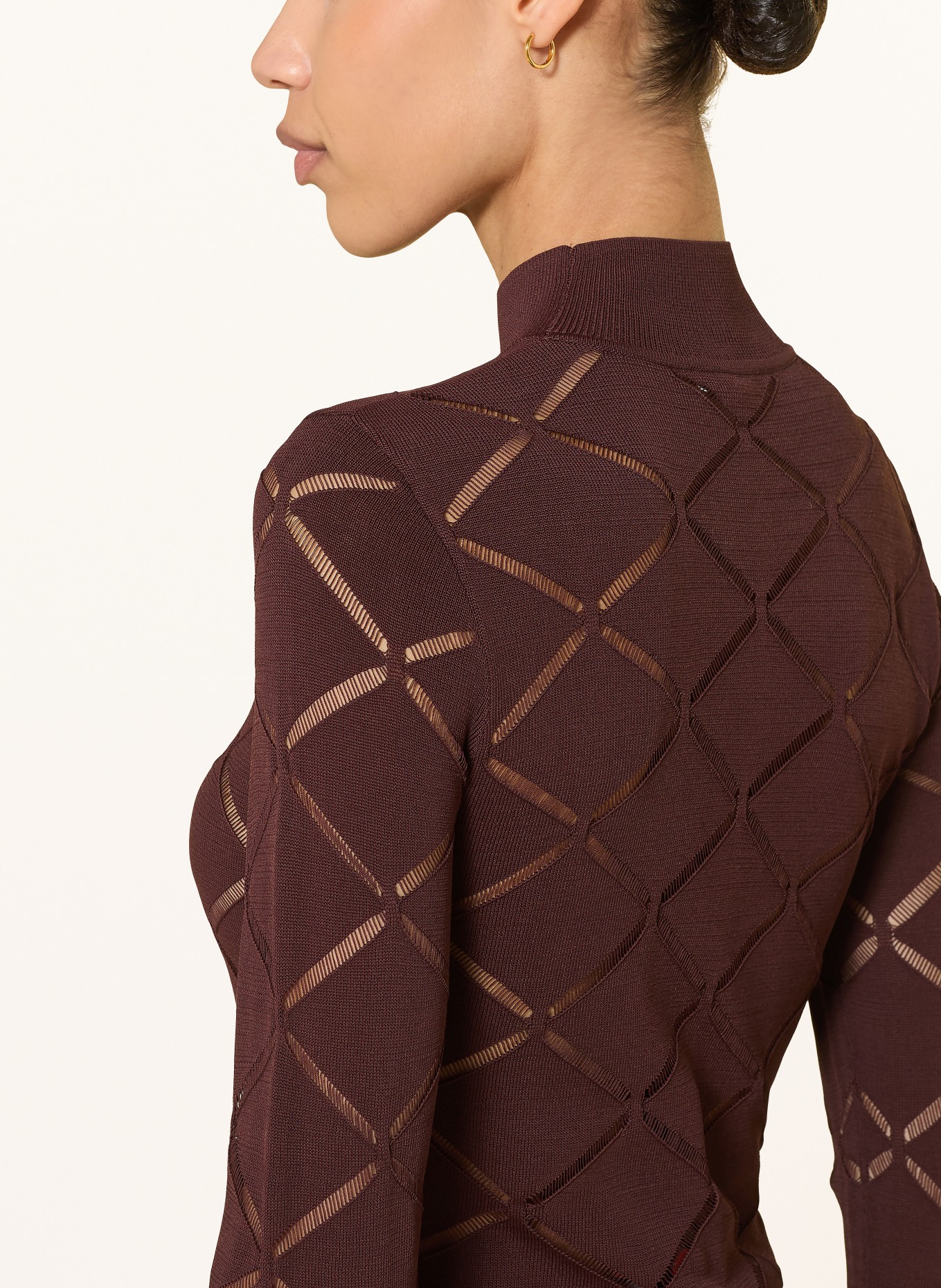 REISS Pullover SEREN: DUNKELBRAUN