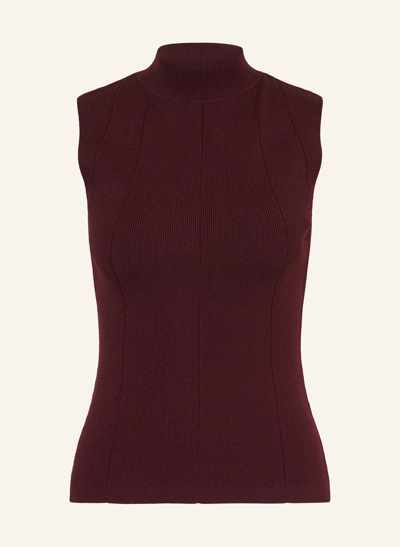 REISS Stricktop MILAN: DUNKELROT