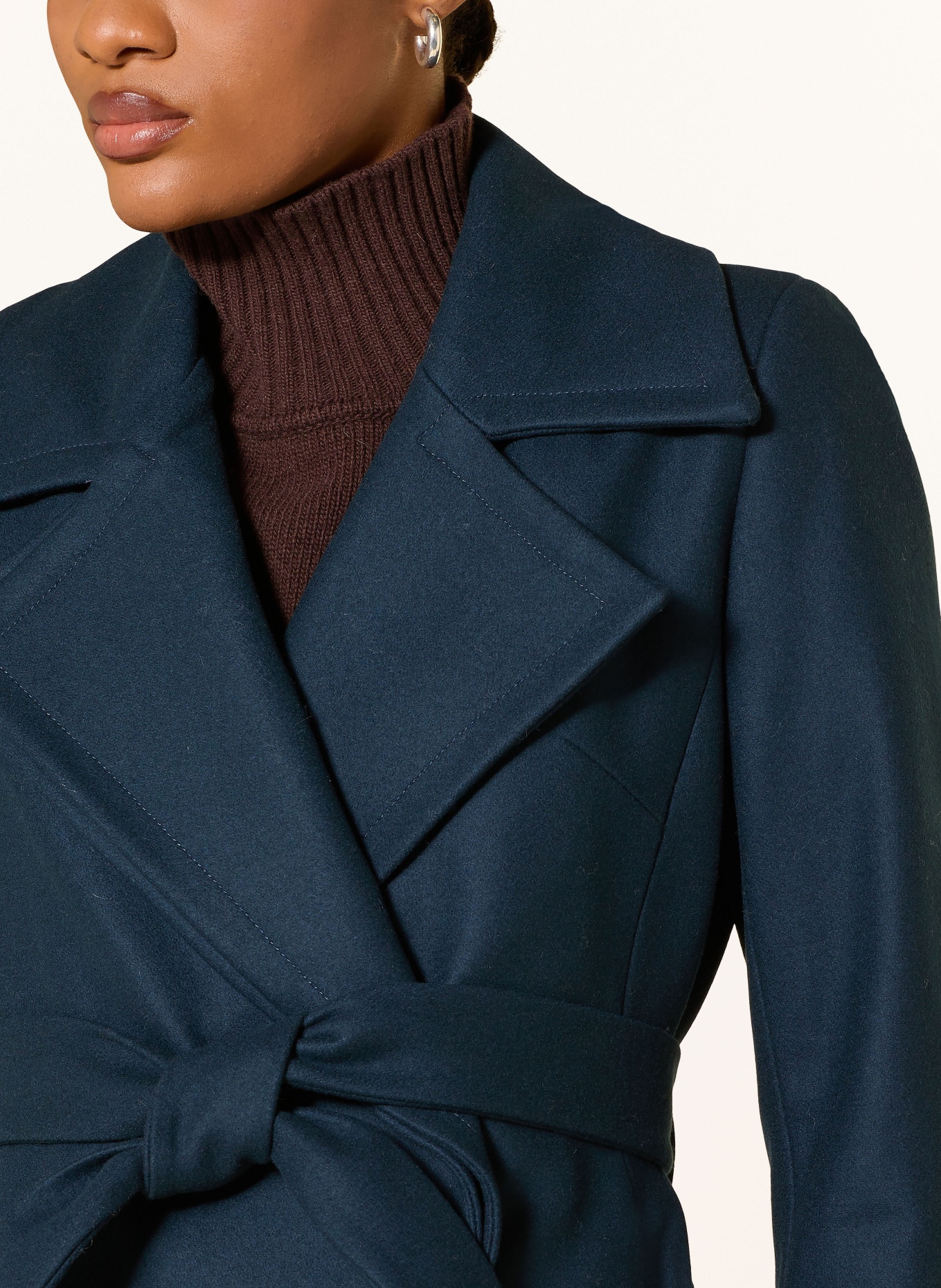 REISS Wollmantel ODETTE: DUNKELBLAU