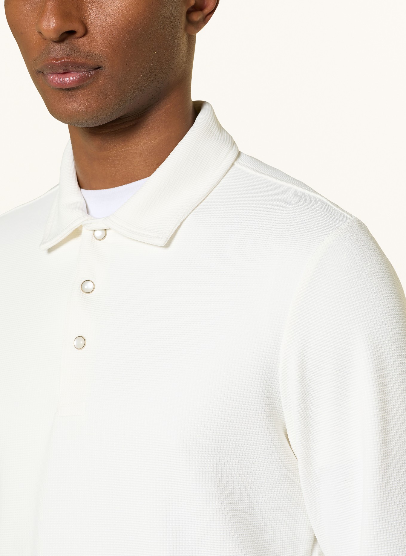 REISS Piqué-Poloshirt TIVOLLI: WEISS