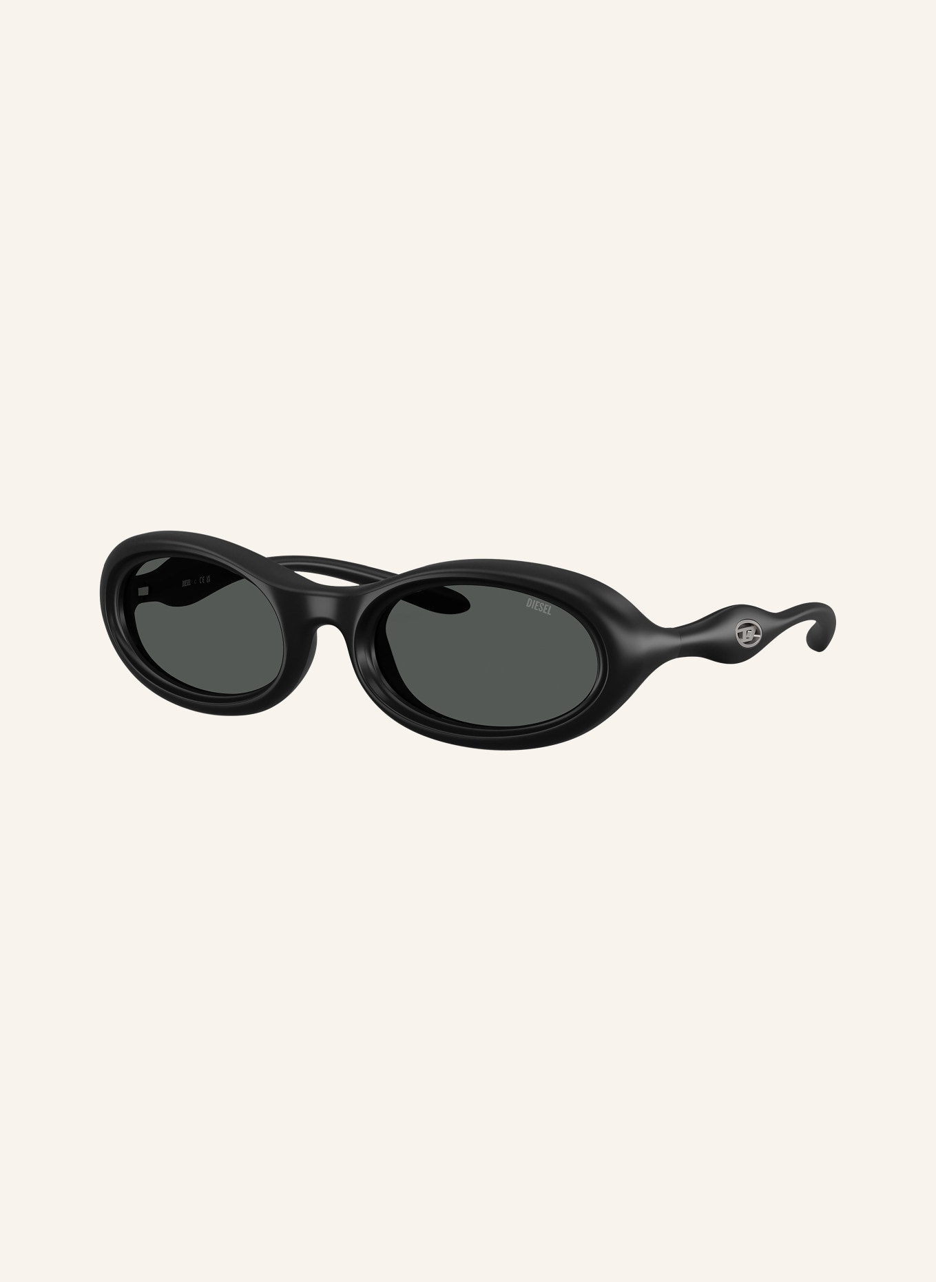 DIESEL Sonnenbrille DL3011U: SCHWARZ MATT/ GRAU