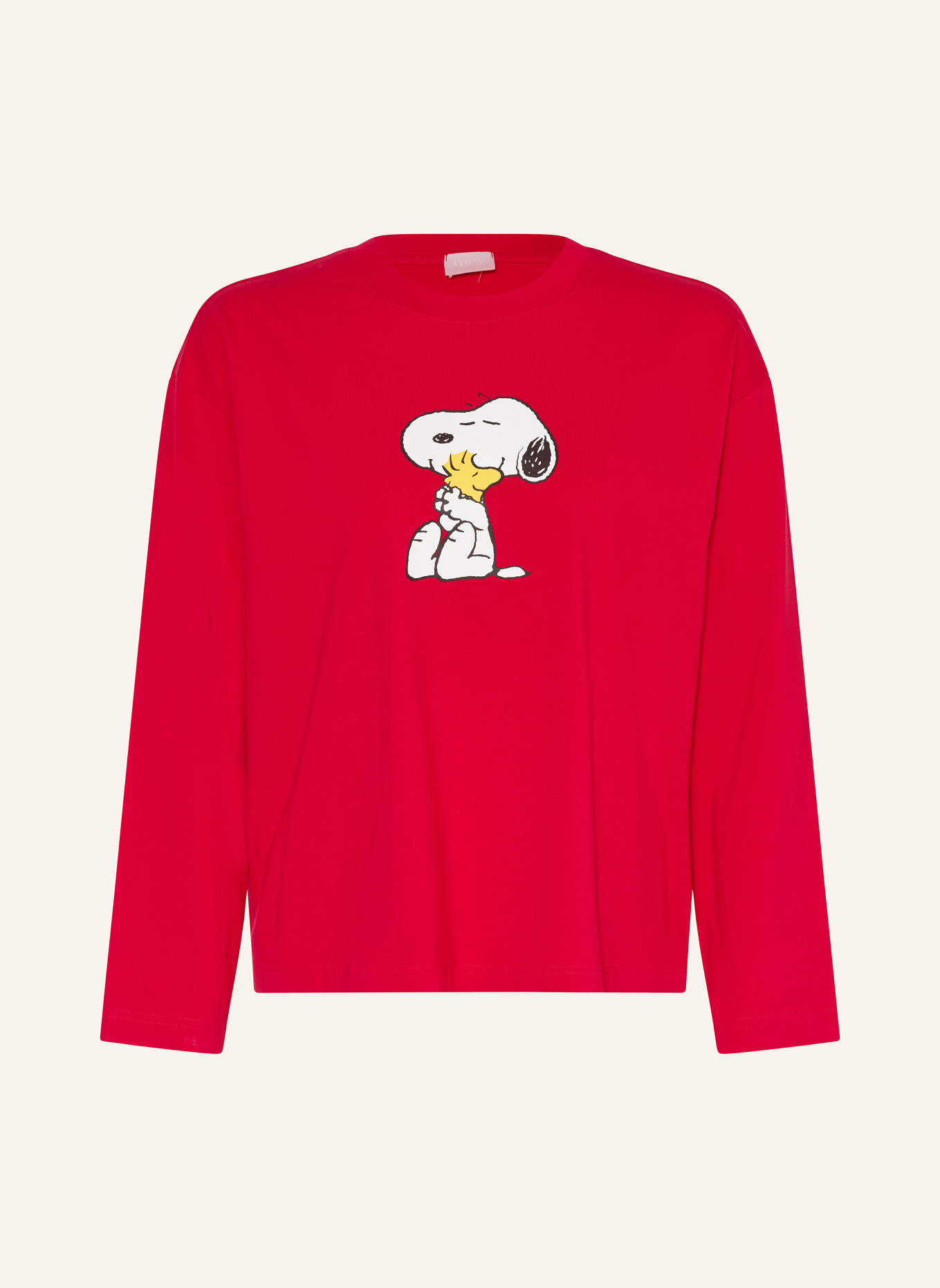 mey Schlafshirt Serie mey x PEANUTS: ROT