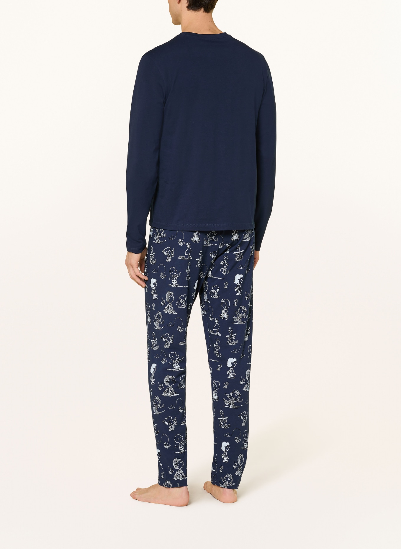 mey Sleep shirt series mey x PEANUTS: BLUE / RED / WHITE