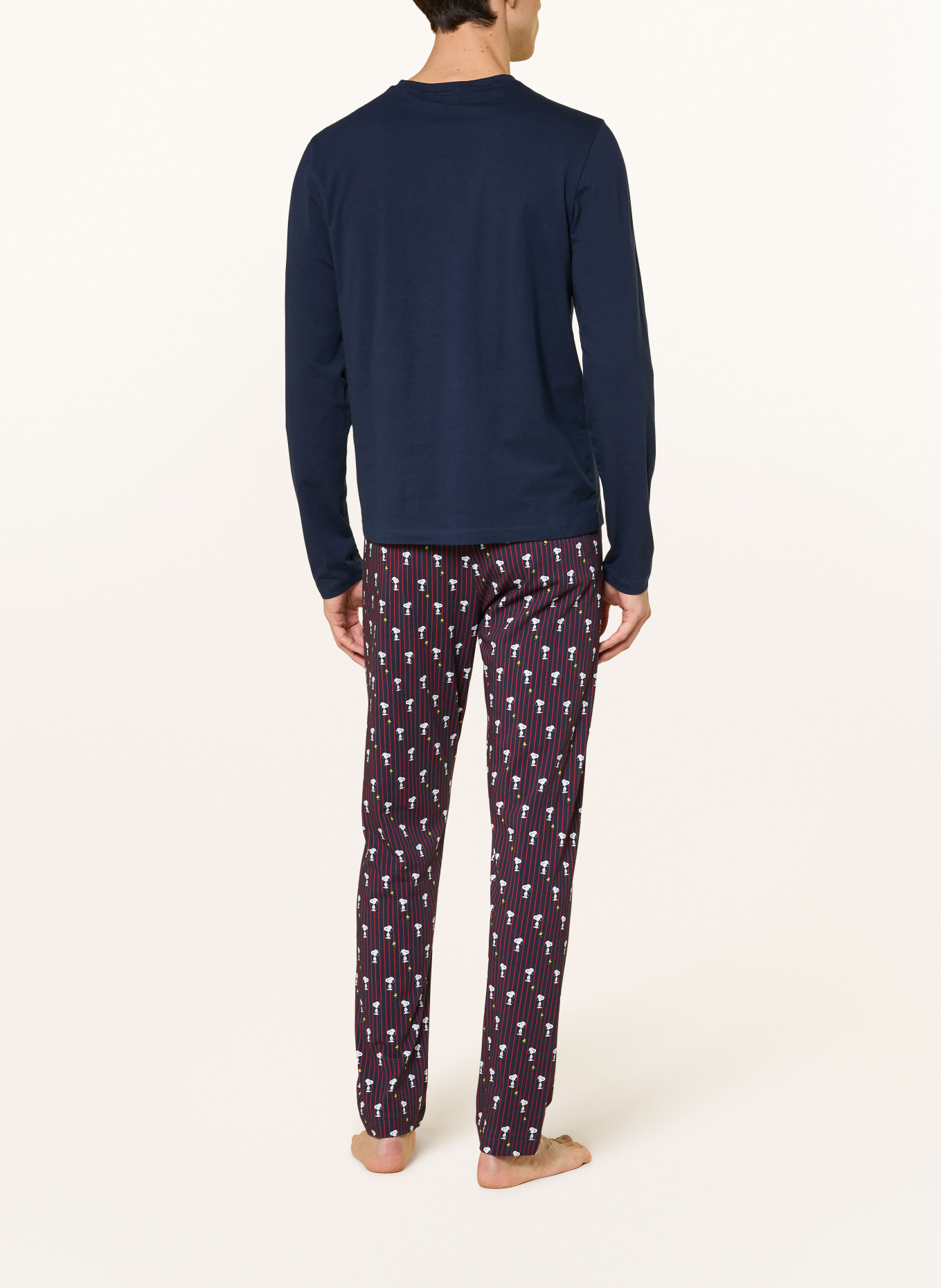 mey Schlafhose Serie mey x PEANUTS: BLAU / ROT / WEISS