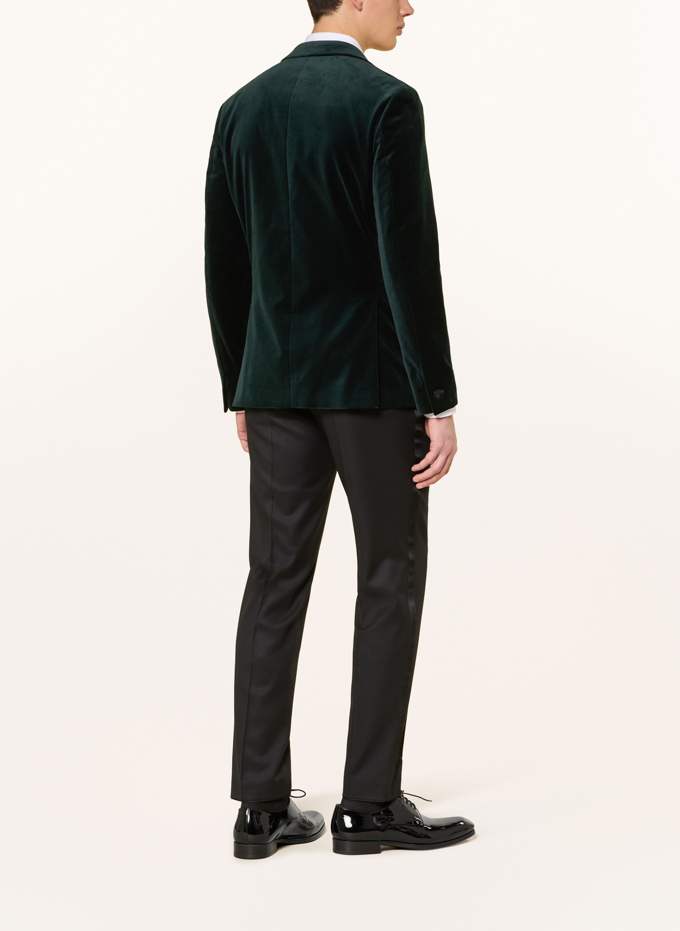 REISS Samtsakko APSARA Slim Fit: DUNKELGRÜN