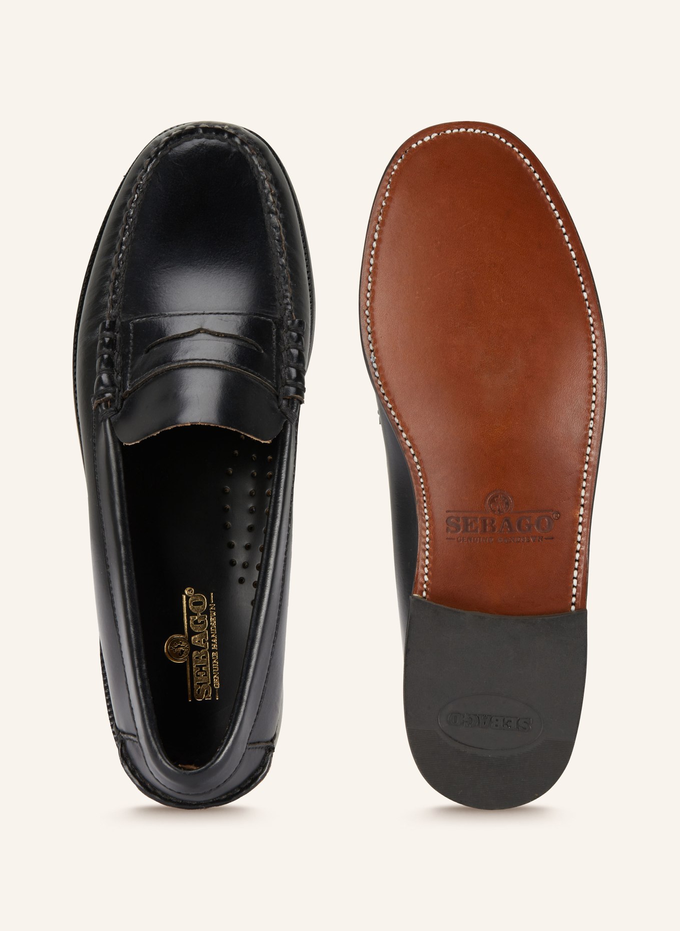 SEBAGO Penny-Loafer CLASSIC DAN: SCHWARZ