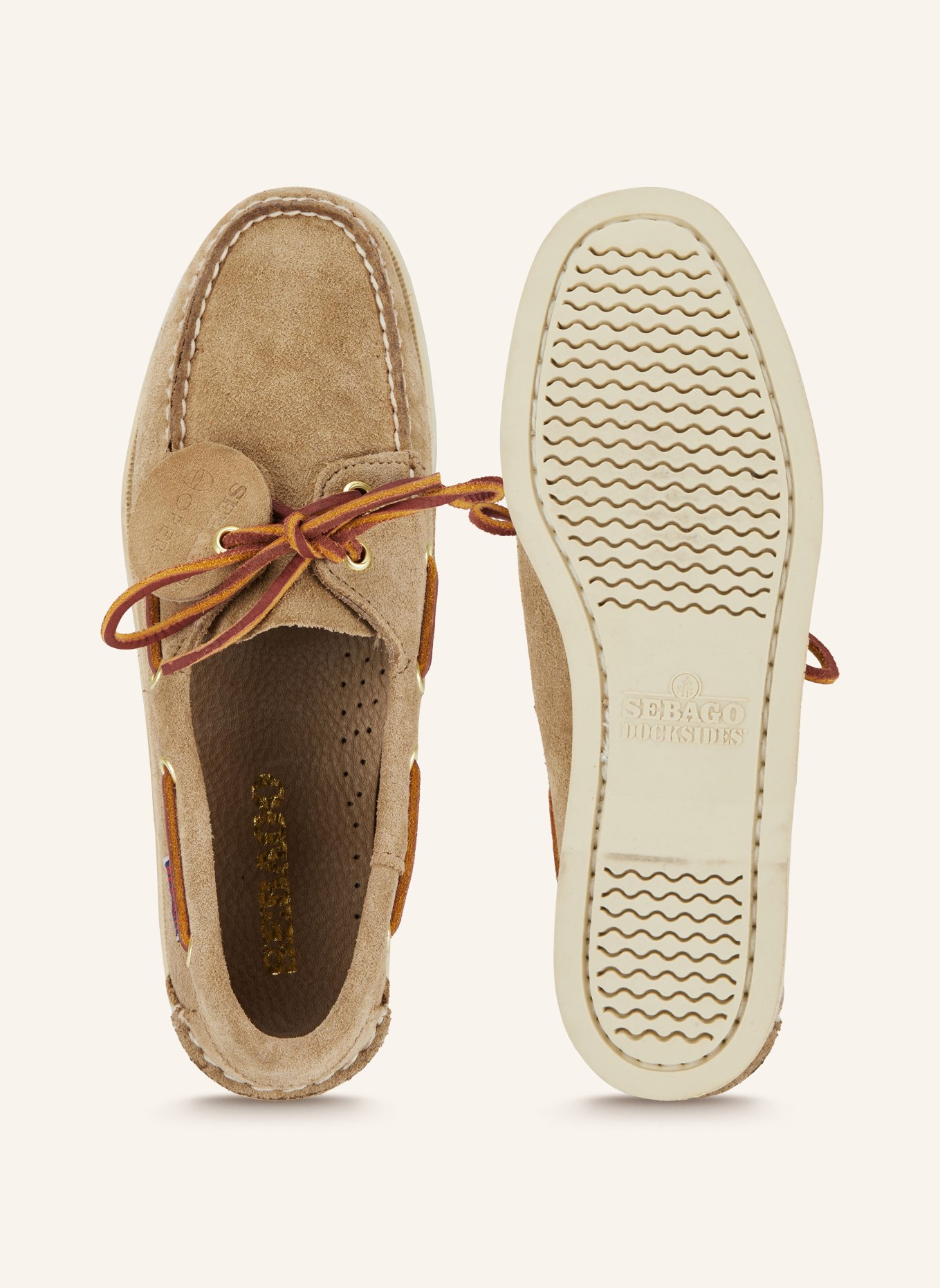 SEBAGO Bootsschuhe PORTLAND: BEIGE / BRAUN