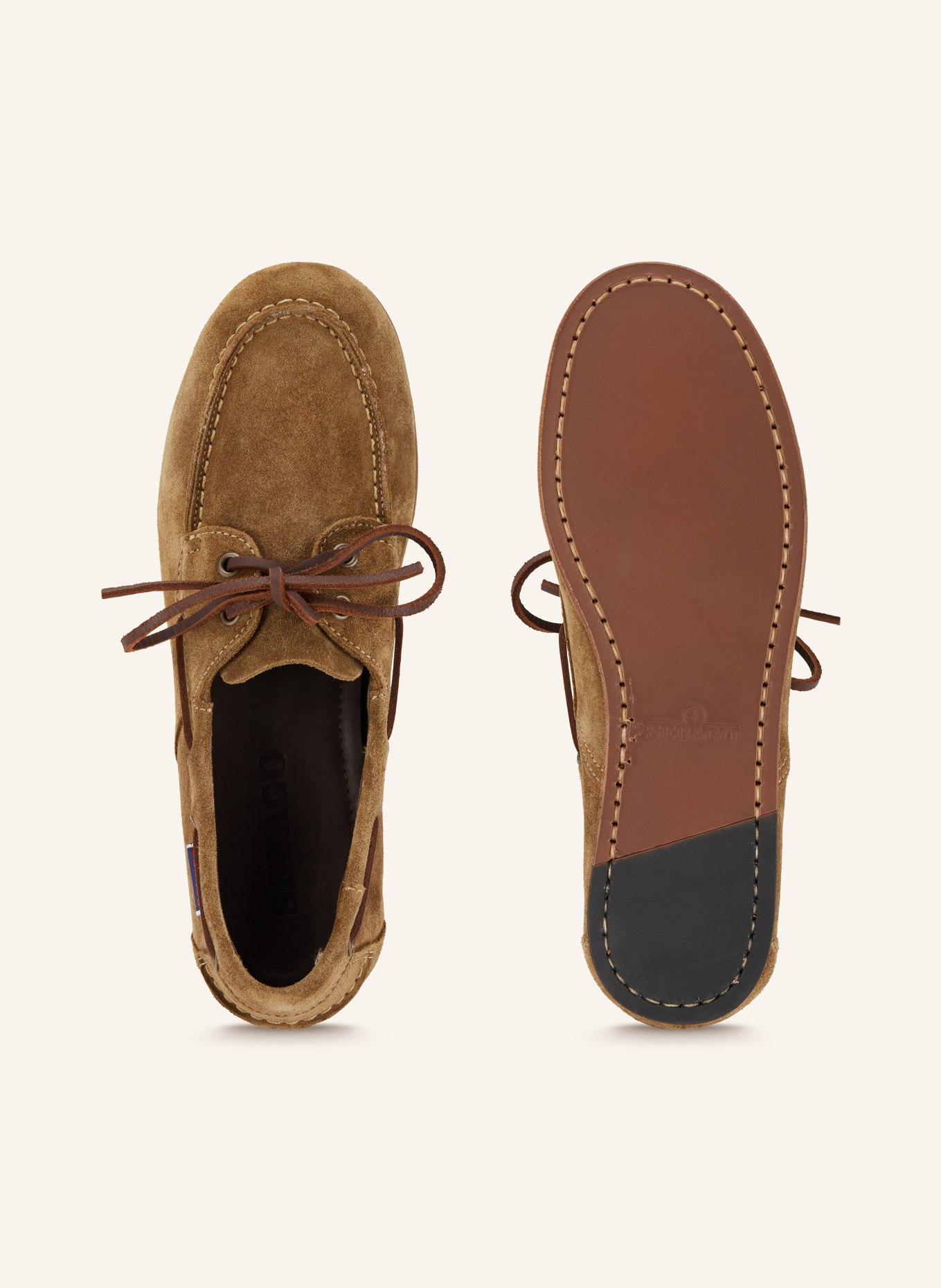 SEBAGO Chaussures bateau OWEN: BEIGE