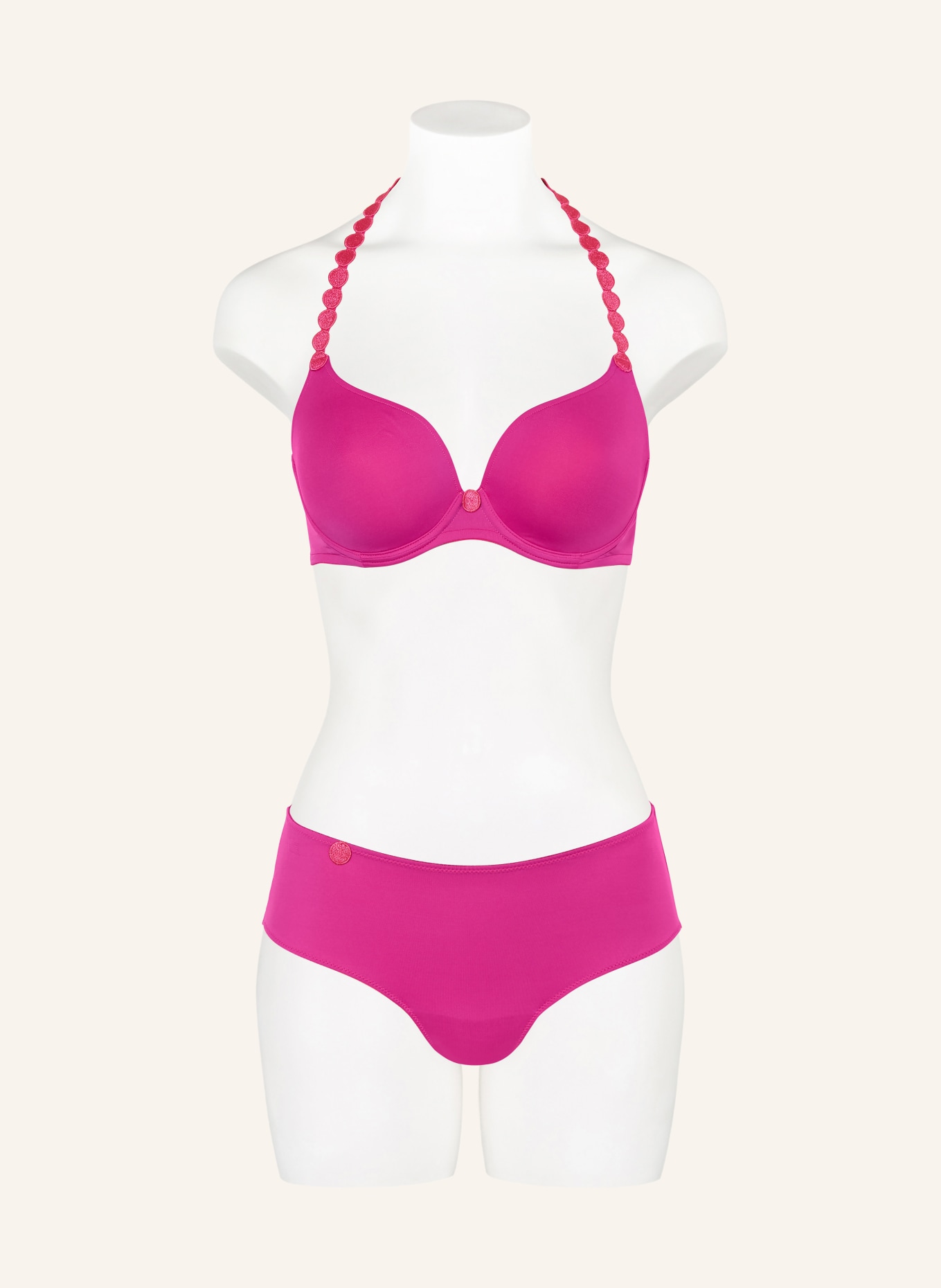 MARIE JO TOM molded bra: PINK