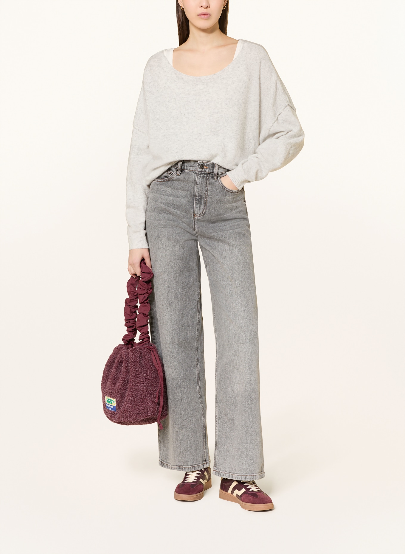 American Vintage Sweter DAMSVILLE: JASNOCZARY