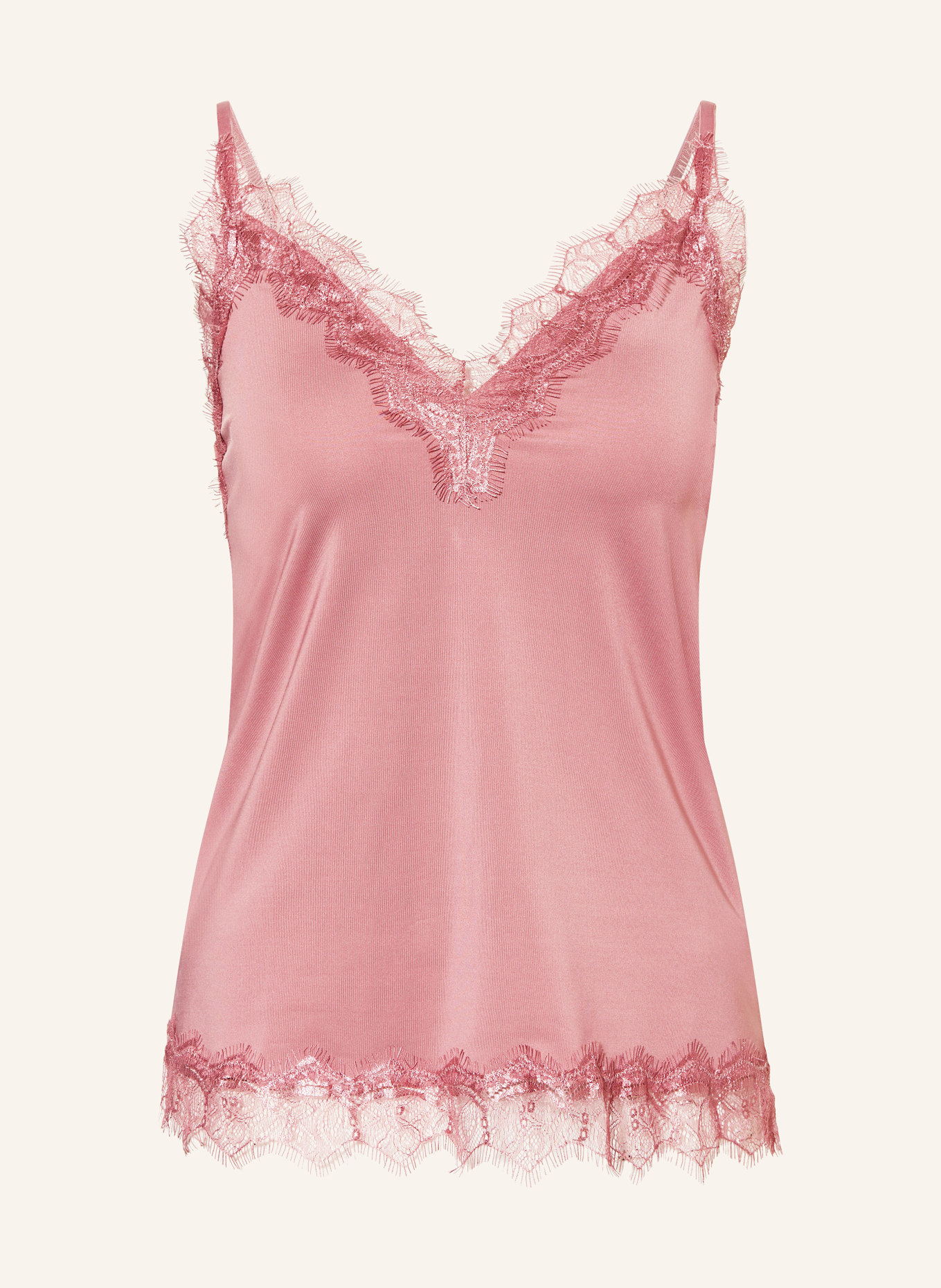 rosemunde Top BILLIE mit Spitze: ALTROSA