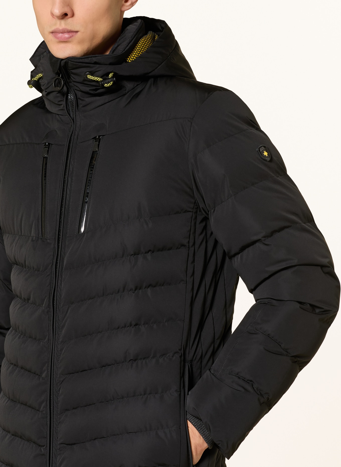 WELLENSTEYN Steppjacke CARMENERE: SCHWARZ