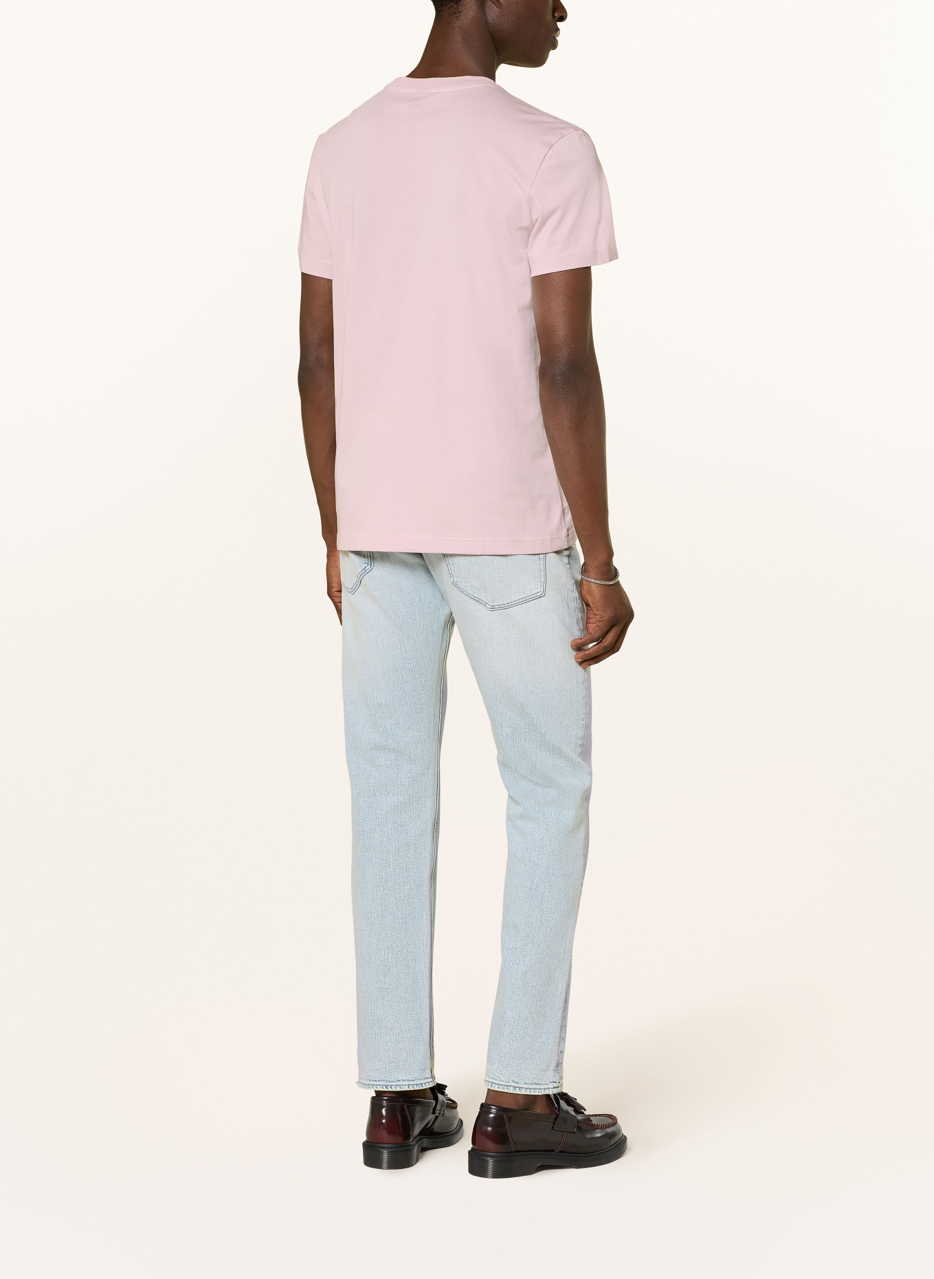 G-Star Tričko BASE: SVĚTLE FIALOVÁ