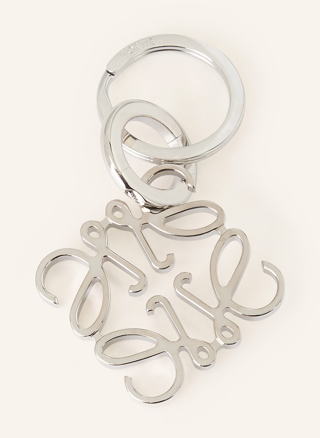LOEWE Schlüsselanhänger ANAGRAM: SILBER