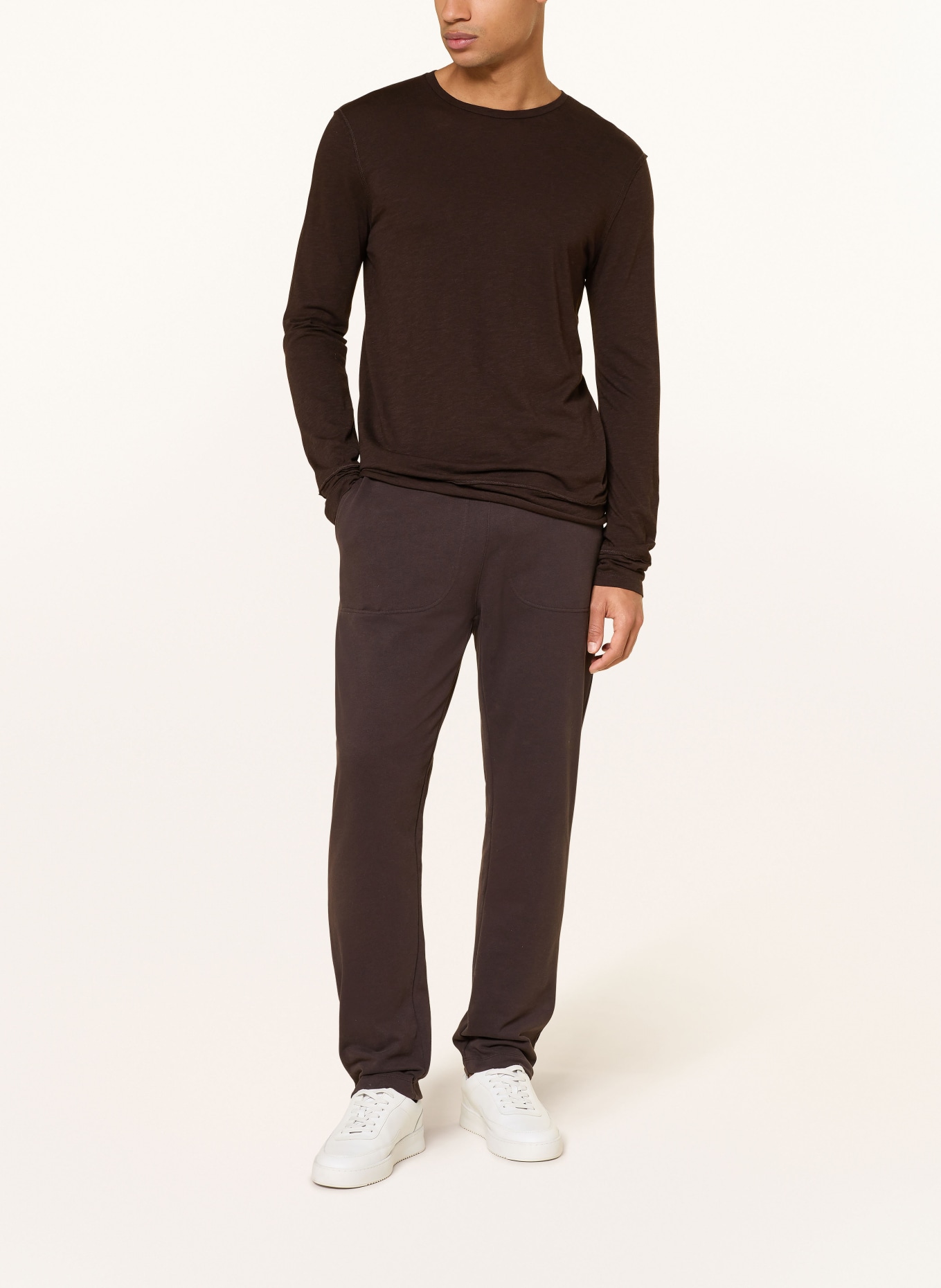 Juvia Koszulka z długim rękawem: CIEMNOBRĄZOWY