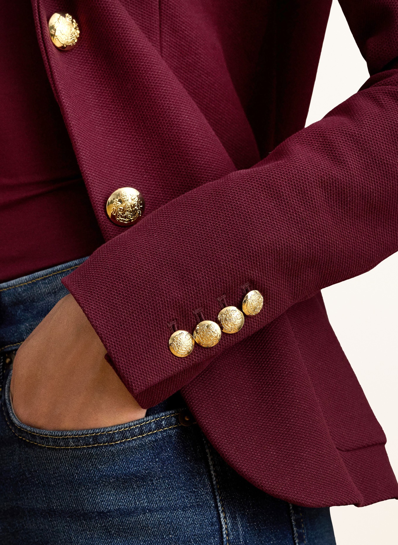 LAUREN RALPH LAUREN Blazer ANFISA: DUNKELROT