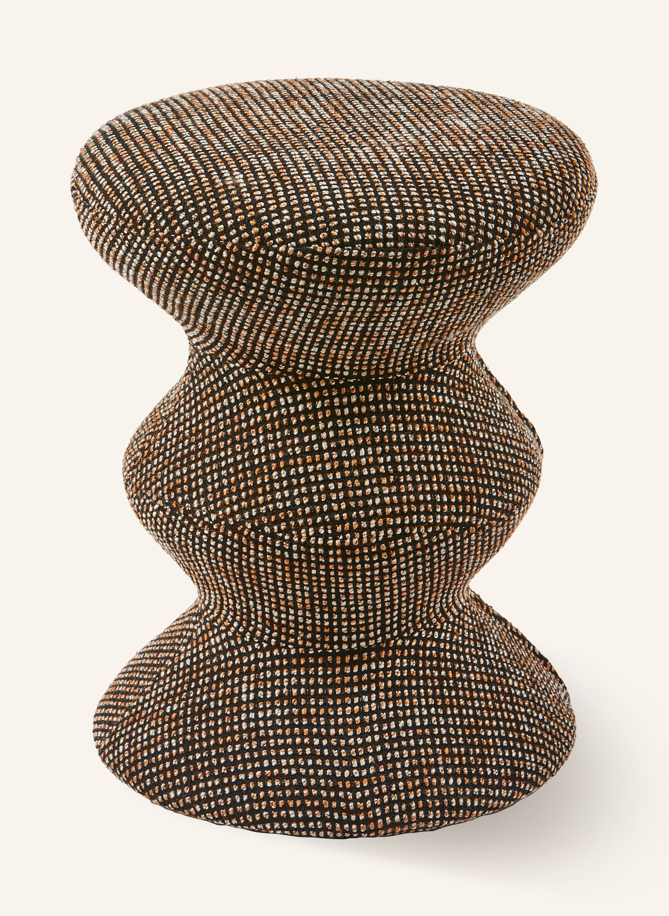 POLSPOTTEN Hocker ZIG ZAG: DUNKELBRAUN