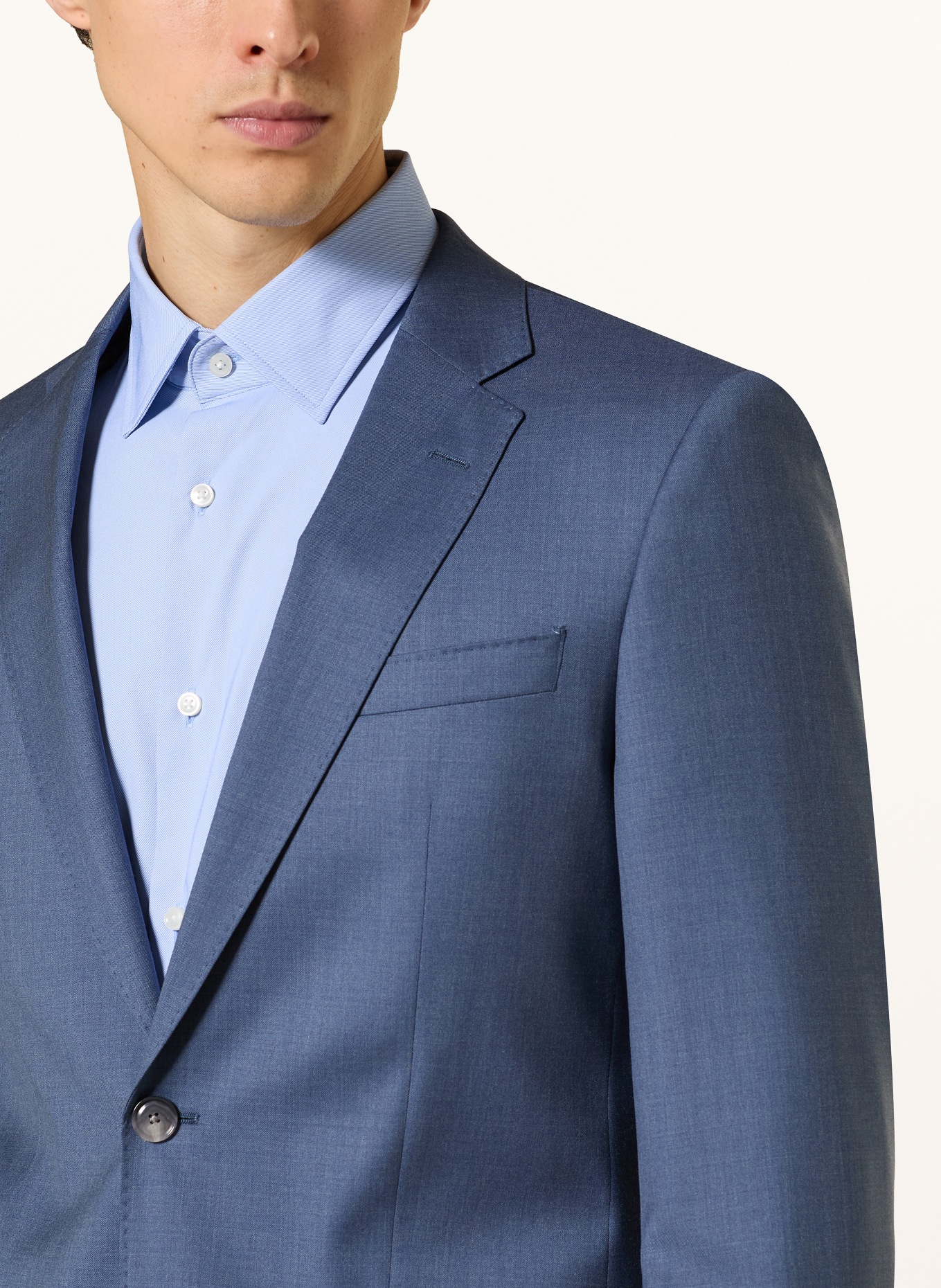 BOSS Marynarka garniturowa HUGE slim fit: 468 OPEN BLUE