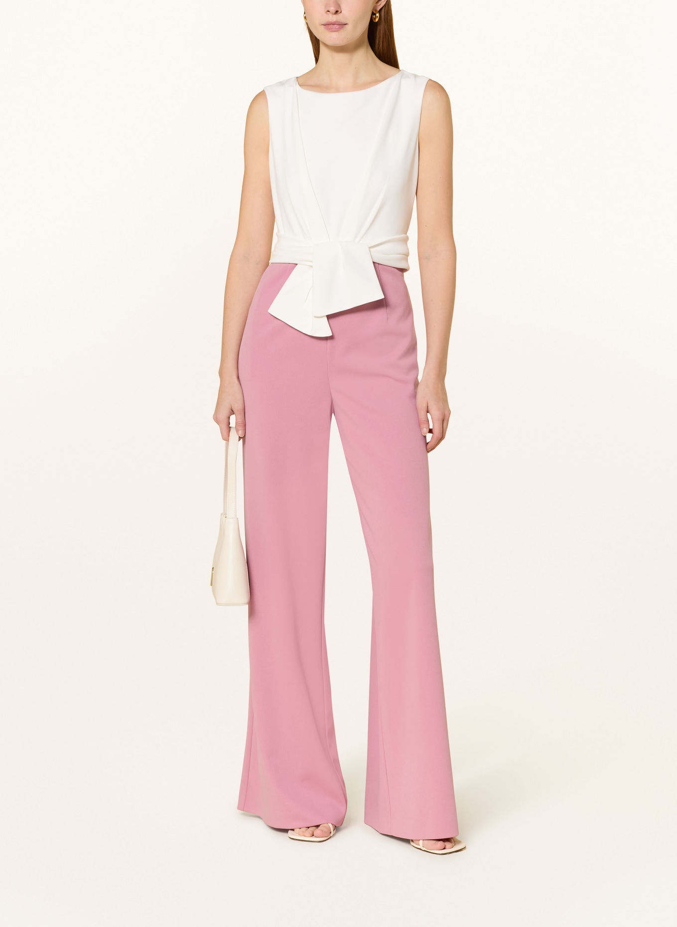 Vera Mont jumpsuit: ROSE / WHITE
